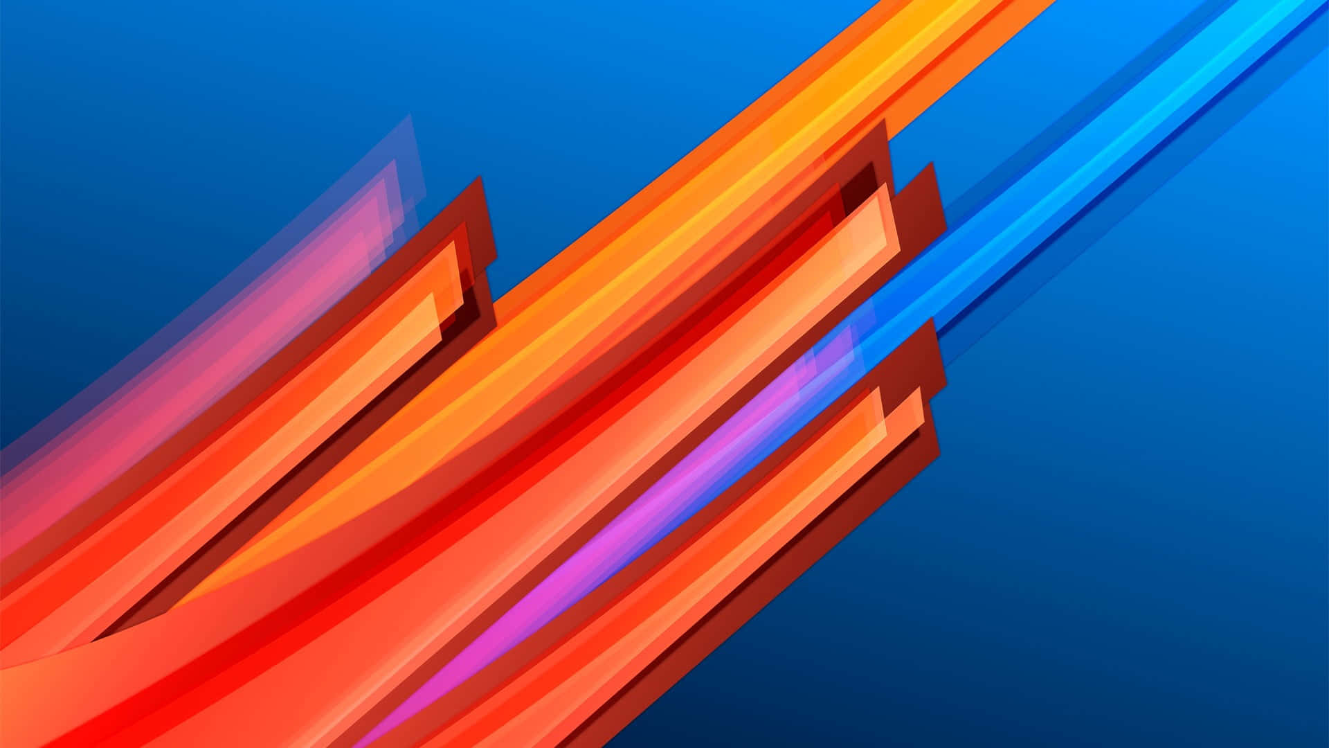 Glitching Lines Minimalist Abstract