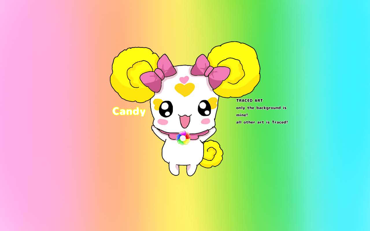 Glitter Force Candy As Dog Background