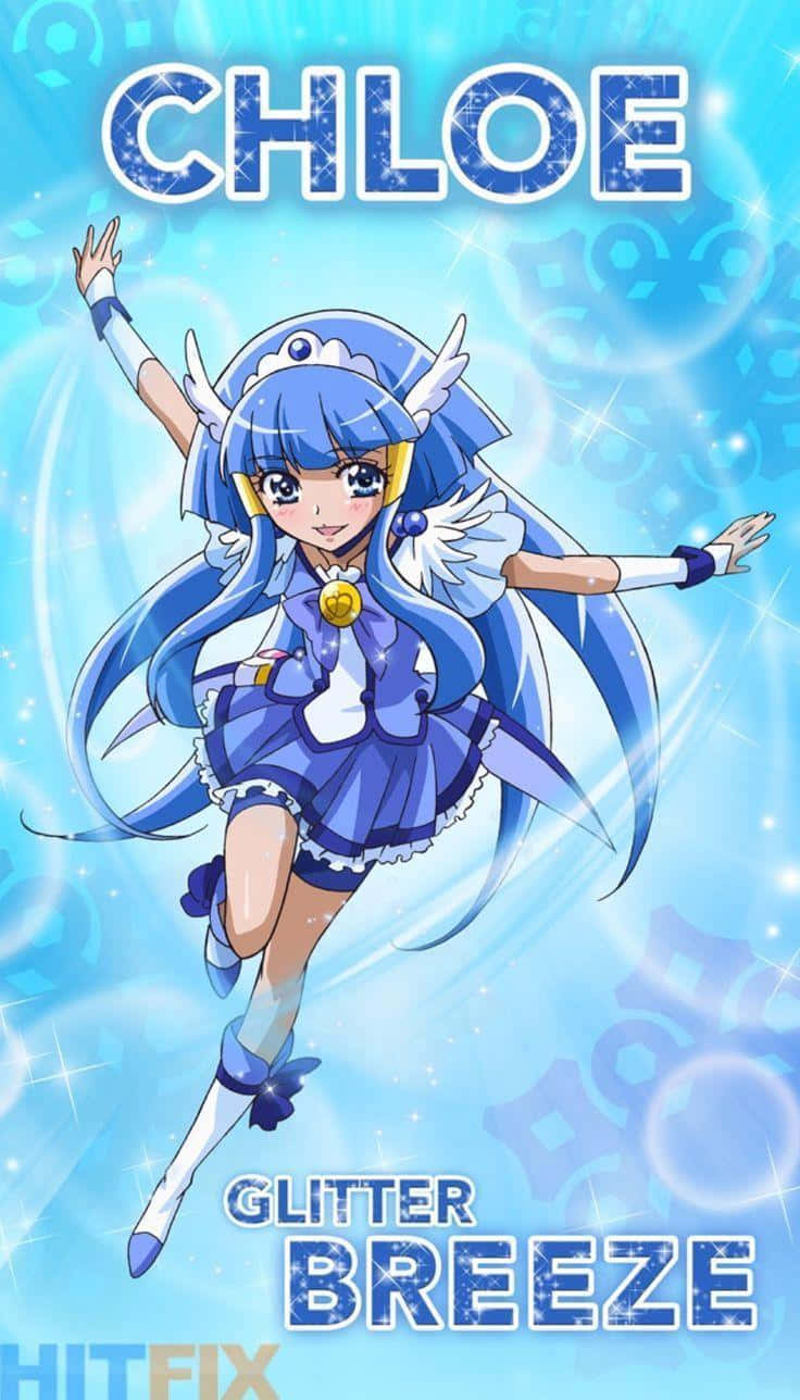 Glitter Force Chloe Poster Background