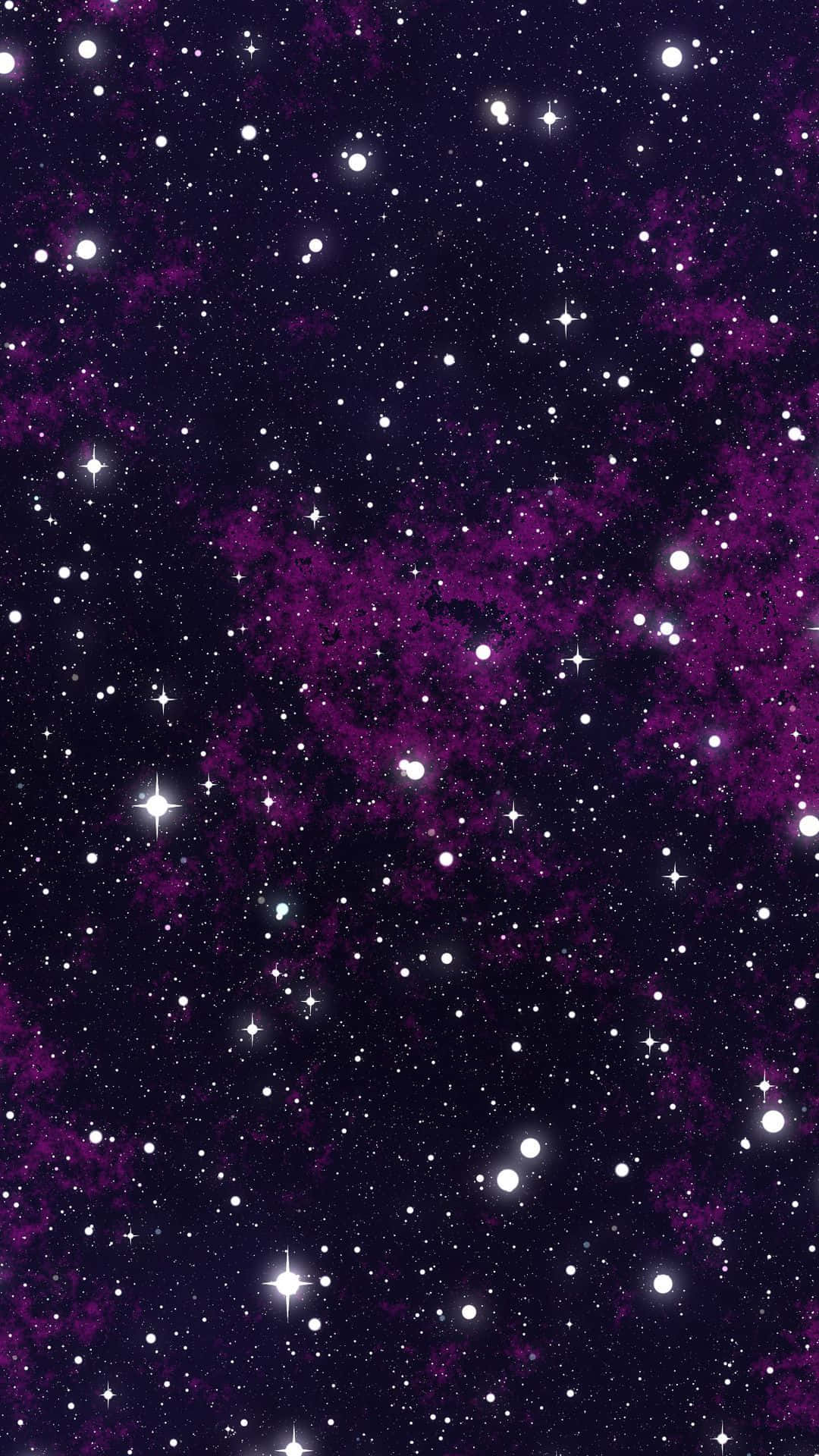 Glitter Galaxy Stars Background