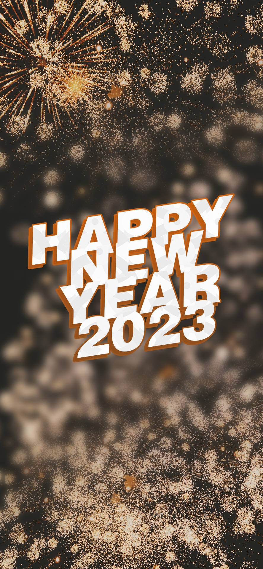 Glittering Happy New Year 2023 Greeting