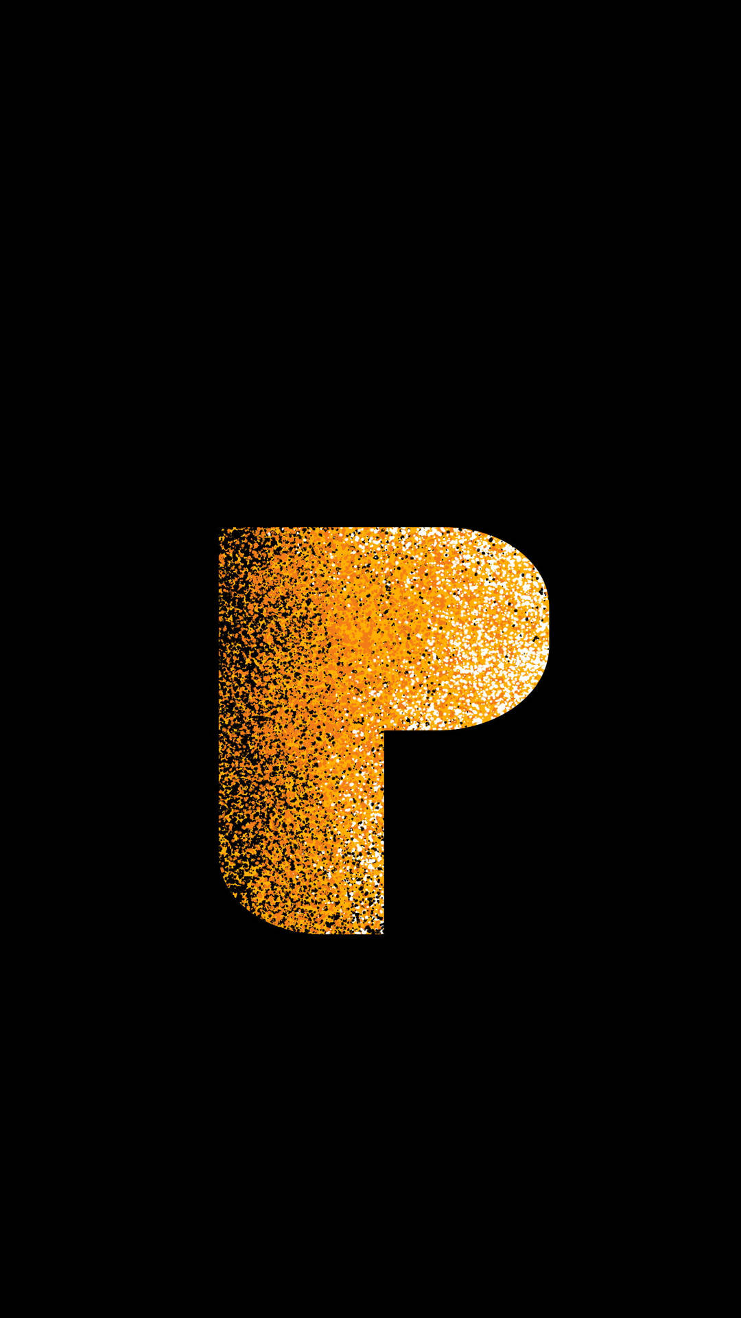 Glittering P Letter Background