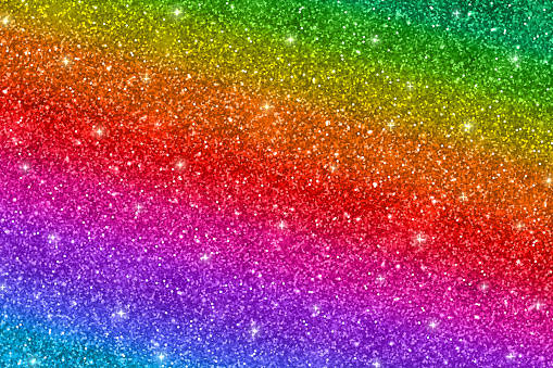 Glittering Rainbow Background