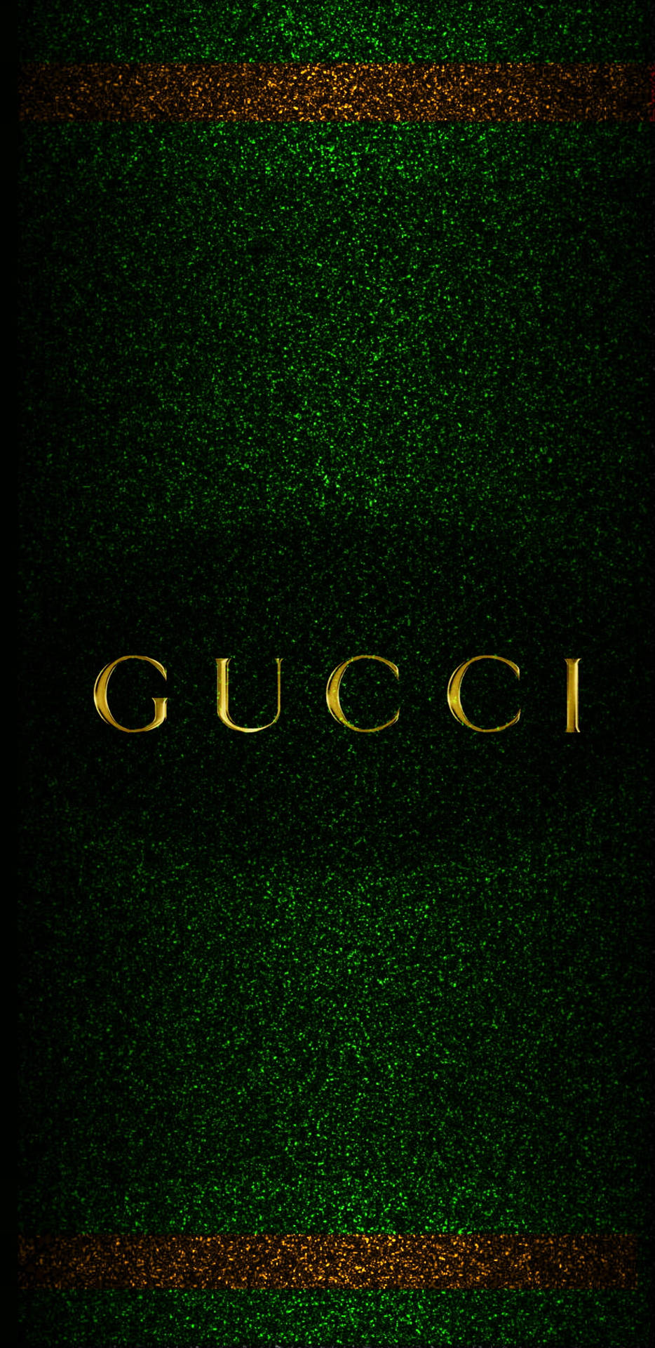 Glittery Green Gucci Iphone Background