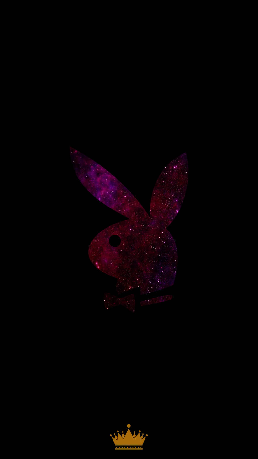 Glittery Pink Playboy Logo Background