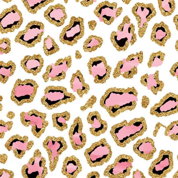 Glitz And Glamour - Unleash Your Leopard Roar Background