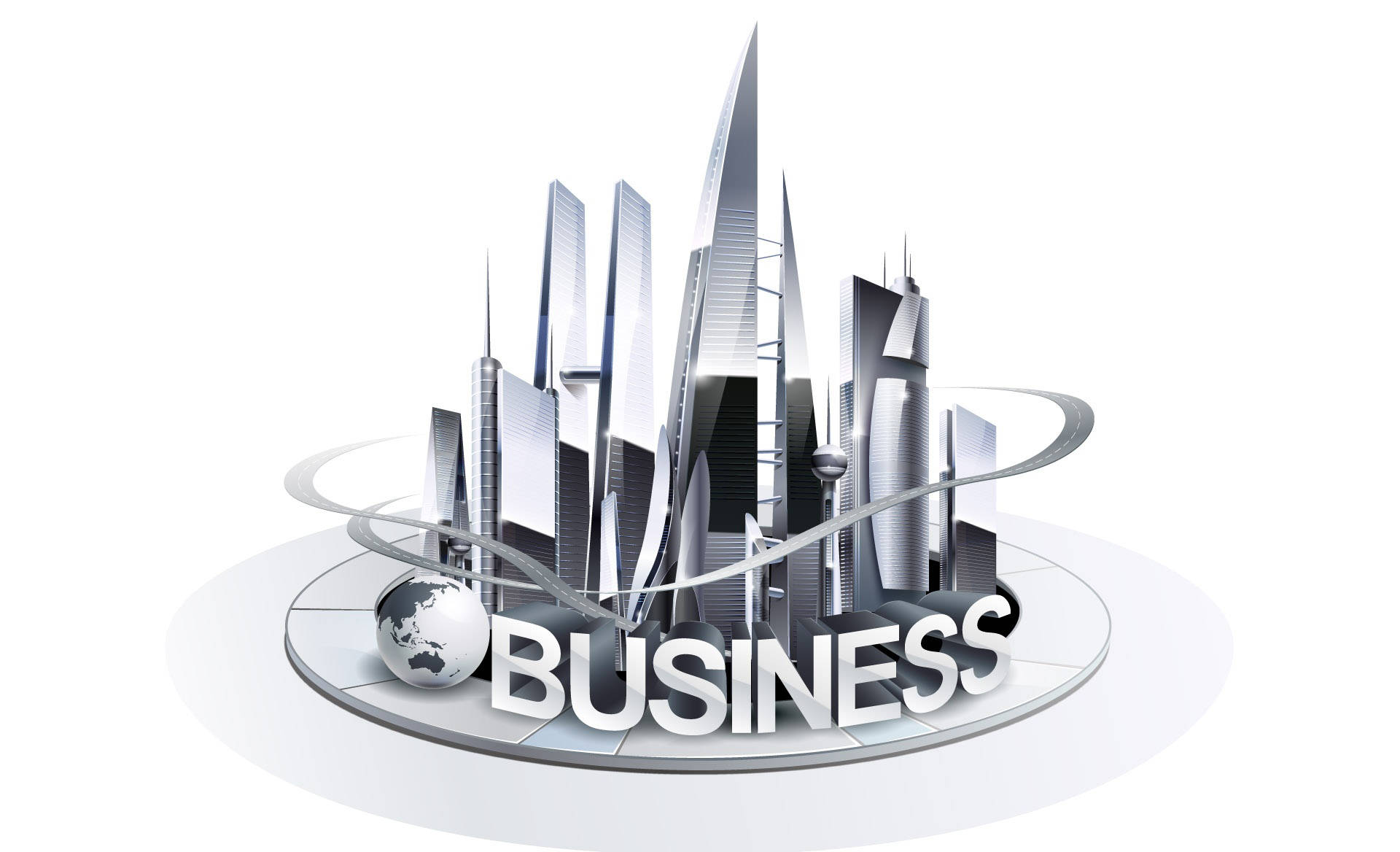 Global Business Logo Background