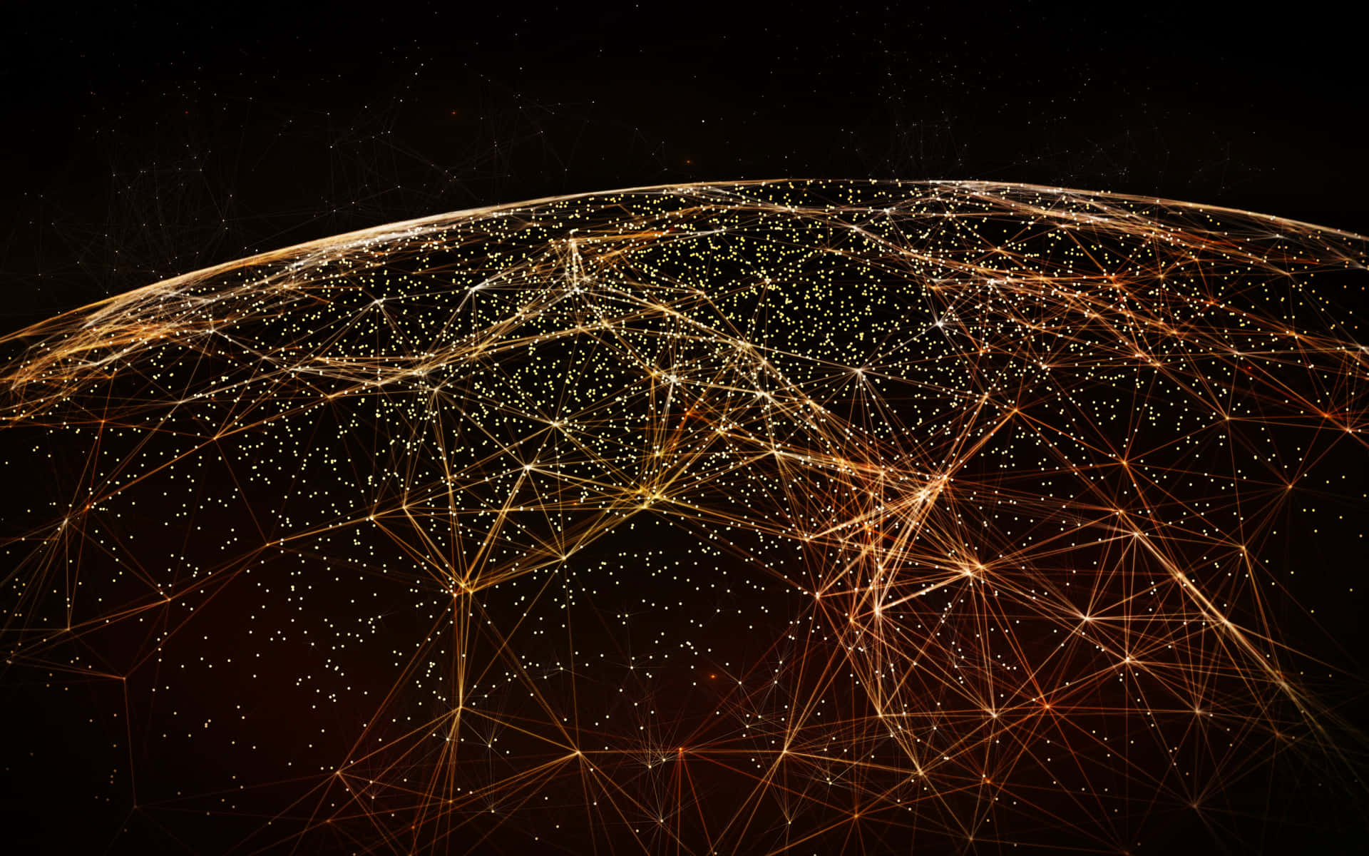 Global Network Connections Abstract Background