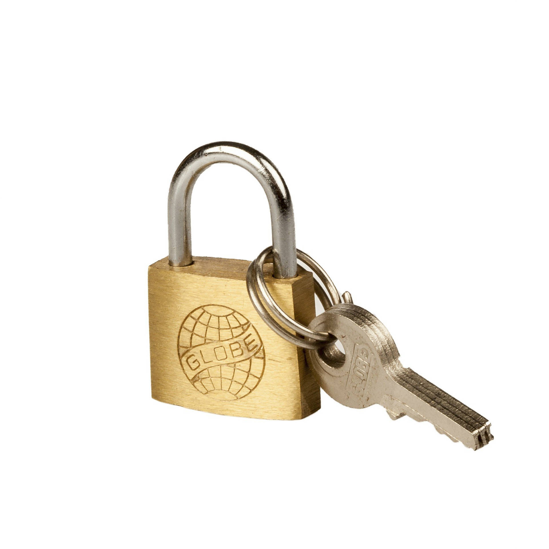 Globe Padlock With Key Background