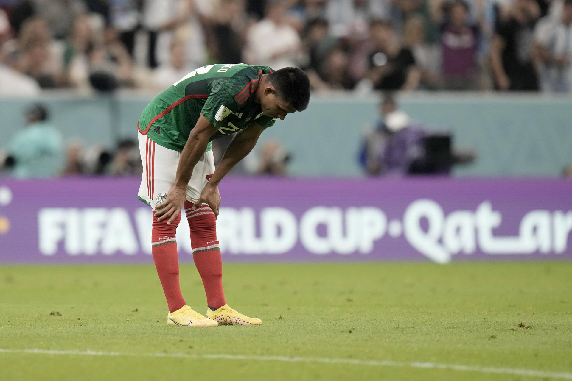 Gloomy Match Mexico National Football Team Background