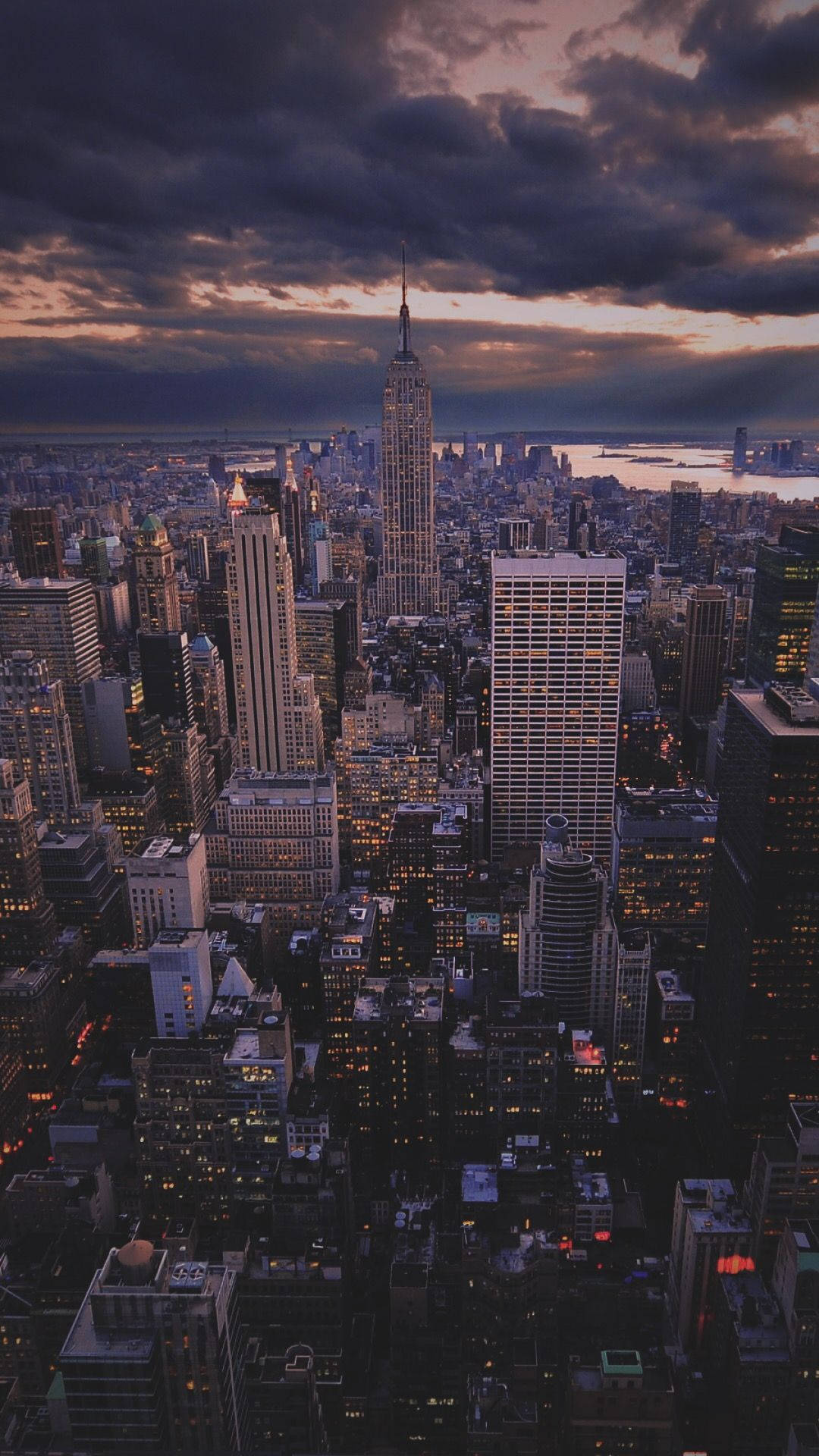 Gloomy New York City Iphone X