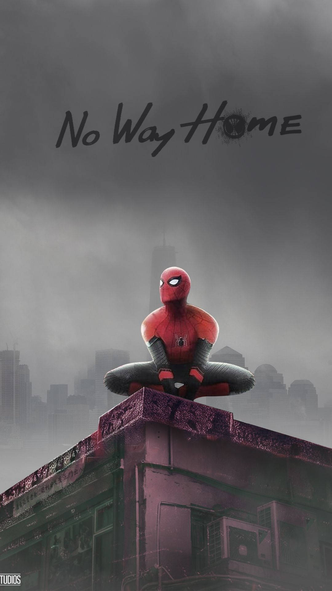 Gloomy Spider Man No Way Home Background