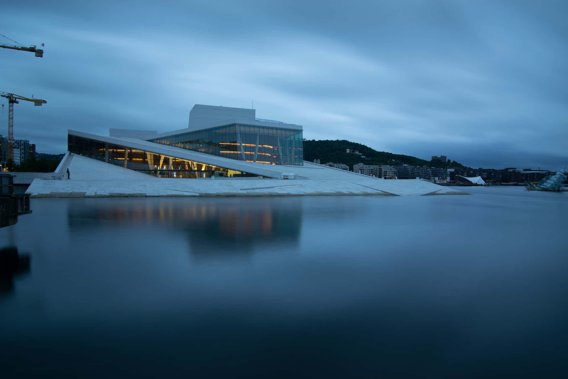 Gloomy View Of Oslo Opera House
