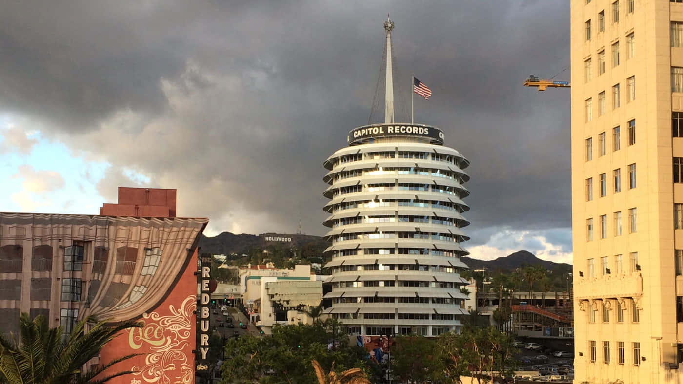 Gloomy Weather In Capitol Records Building