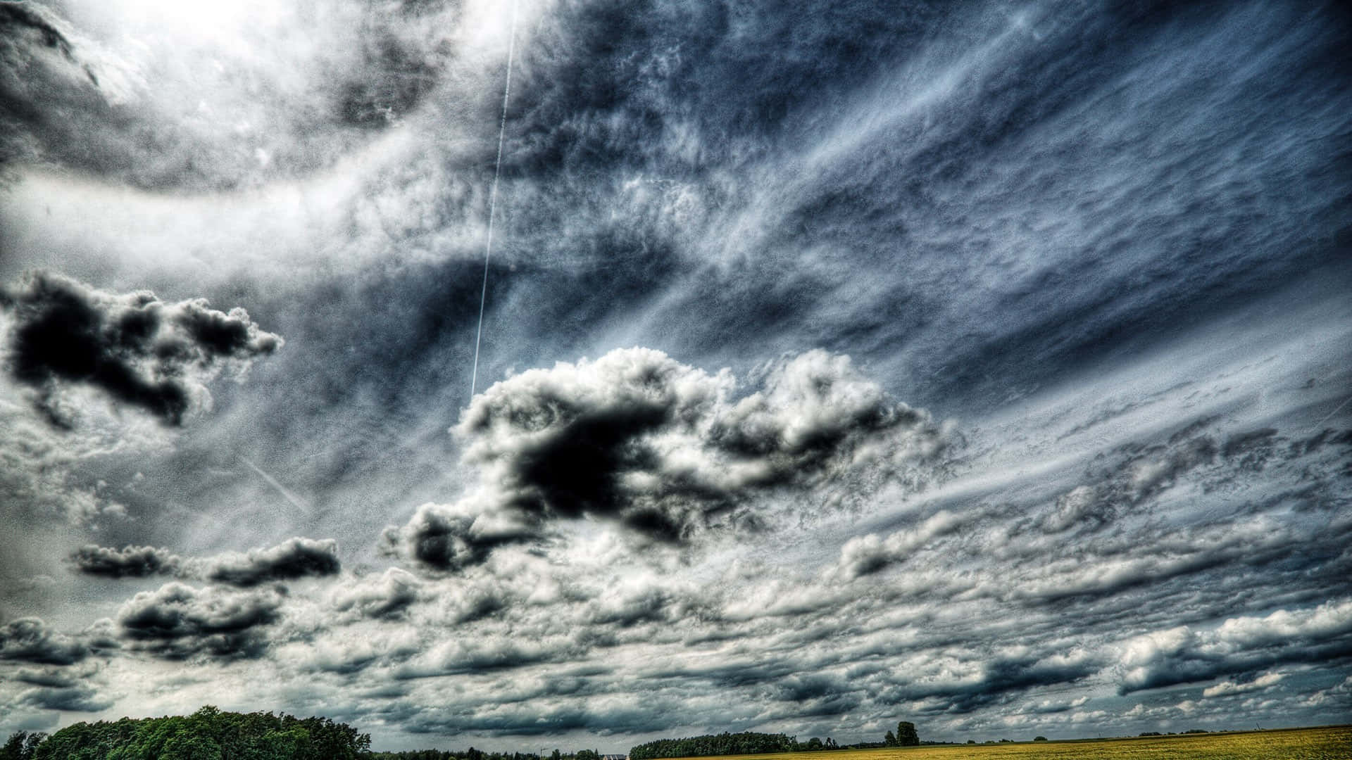 Glorious Dark And Dramatic Sky Background