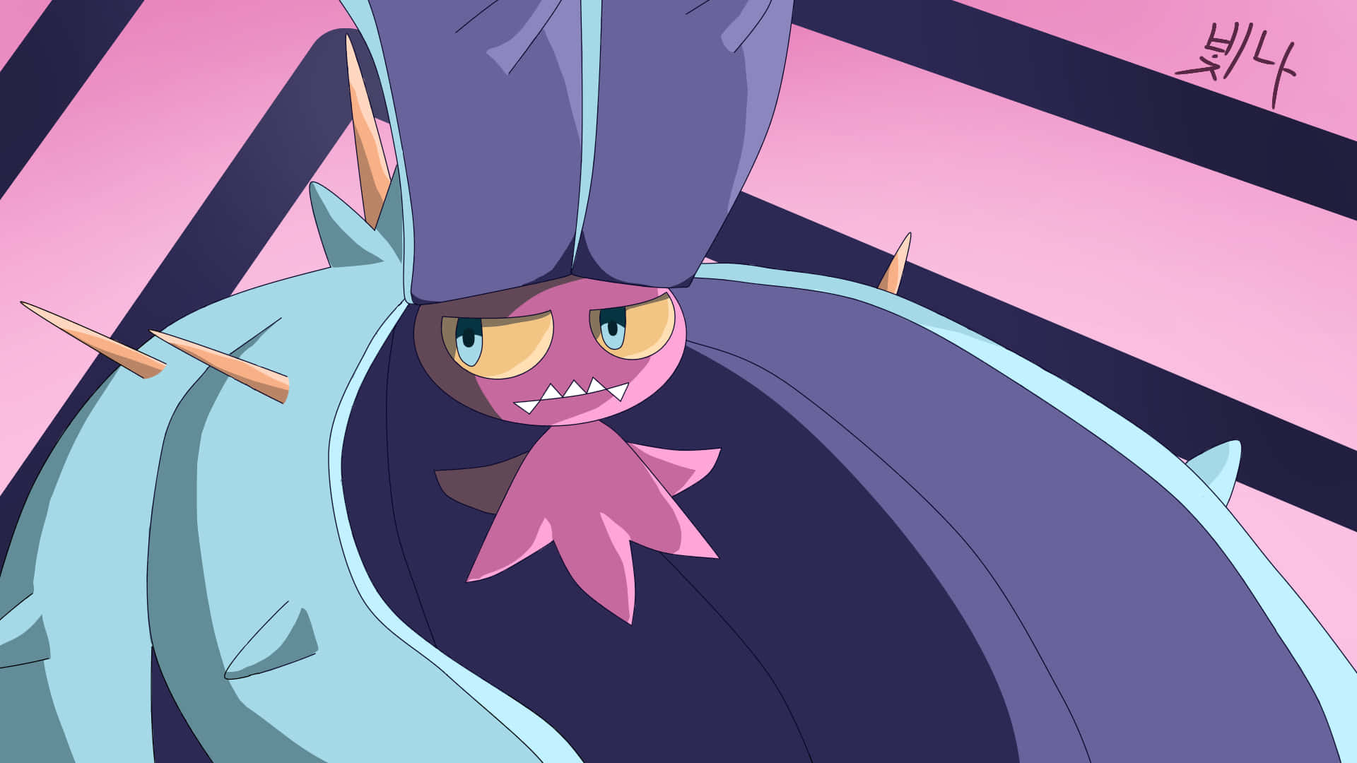 Glorious Display Of Toxapex In A Natural Habitat Background