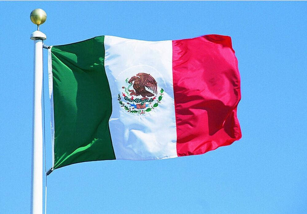 Glorious Flag Of Mexico Background