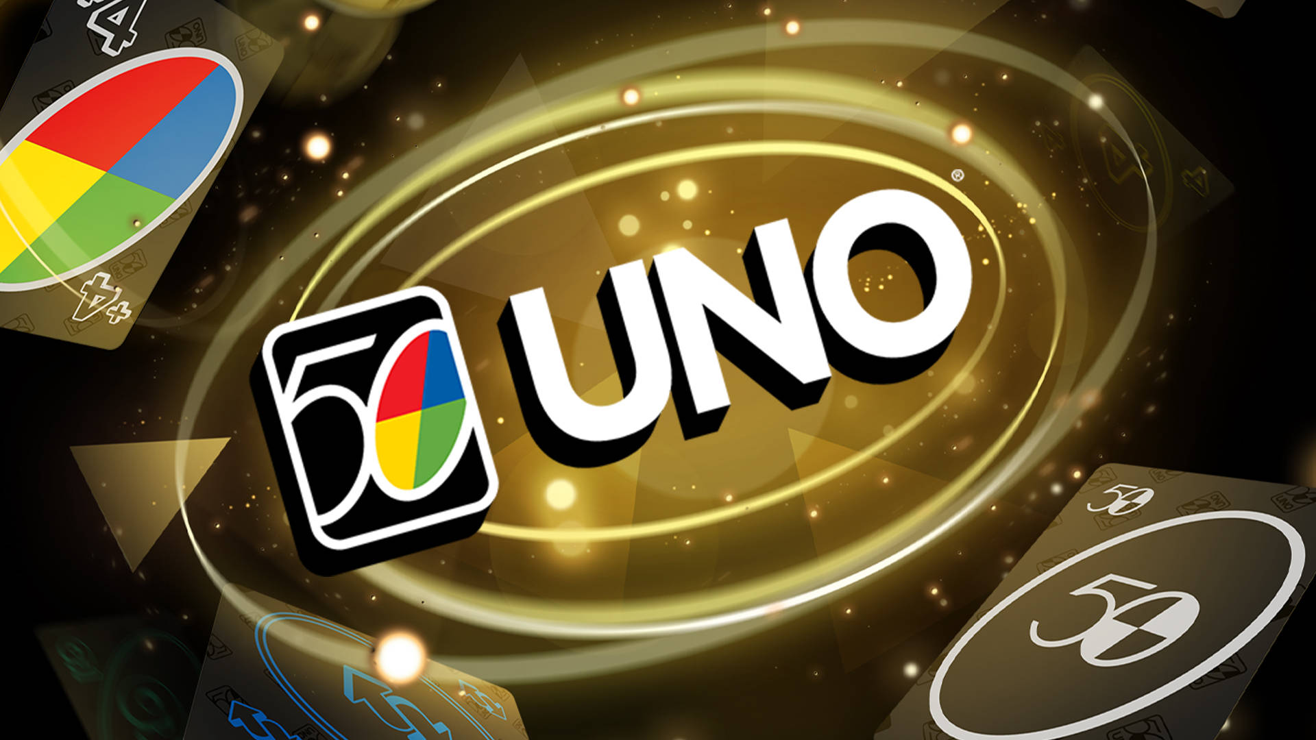 Glorious Golden Poster Of Uno Background
