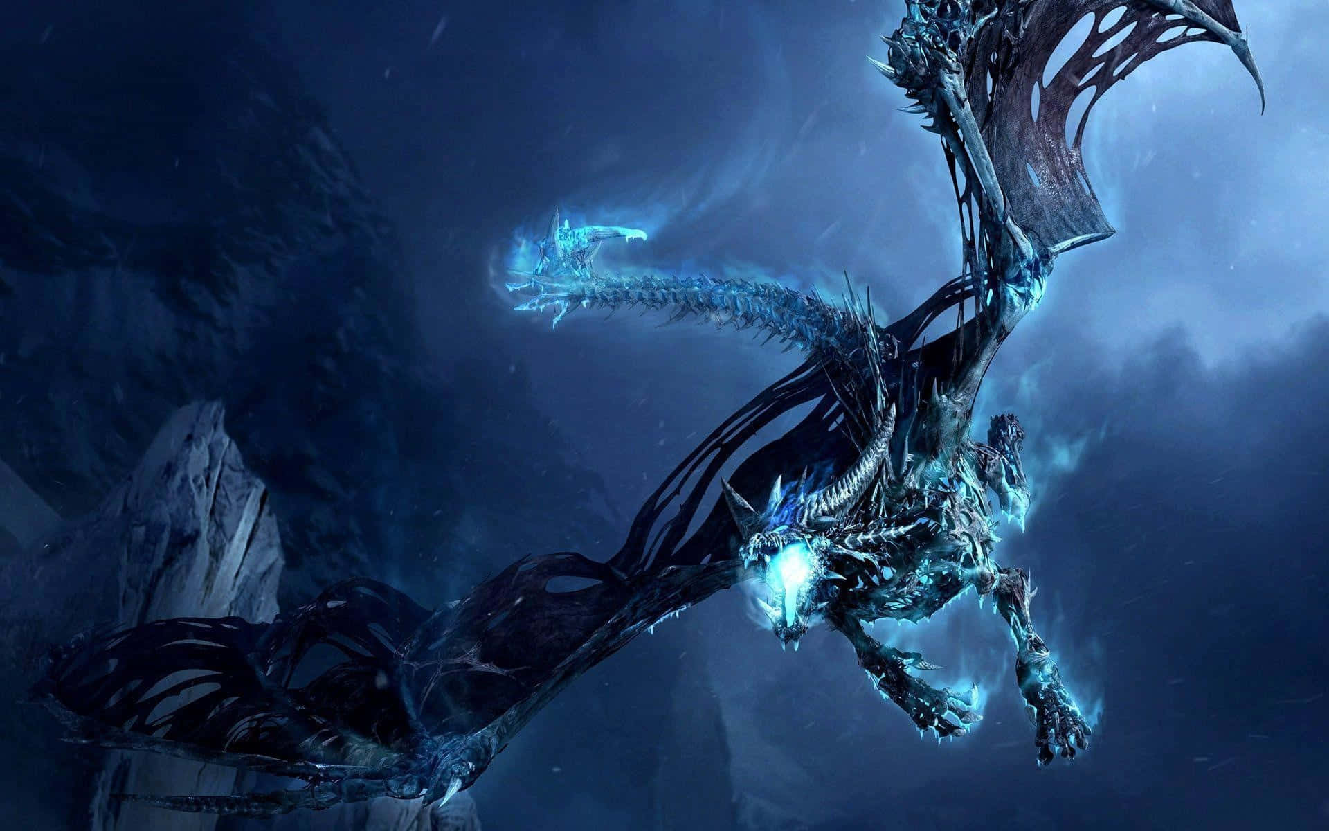 Glorious Mystical Dragon Background