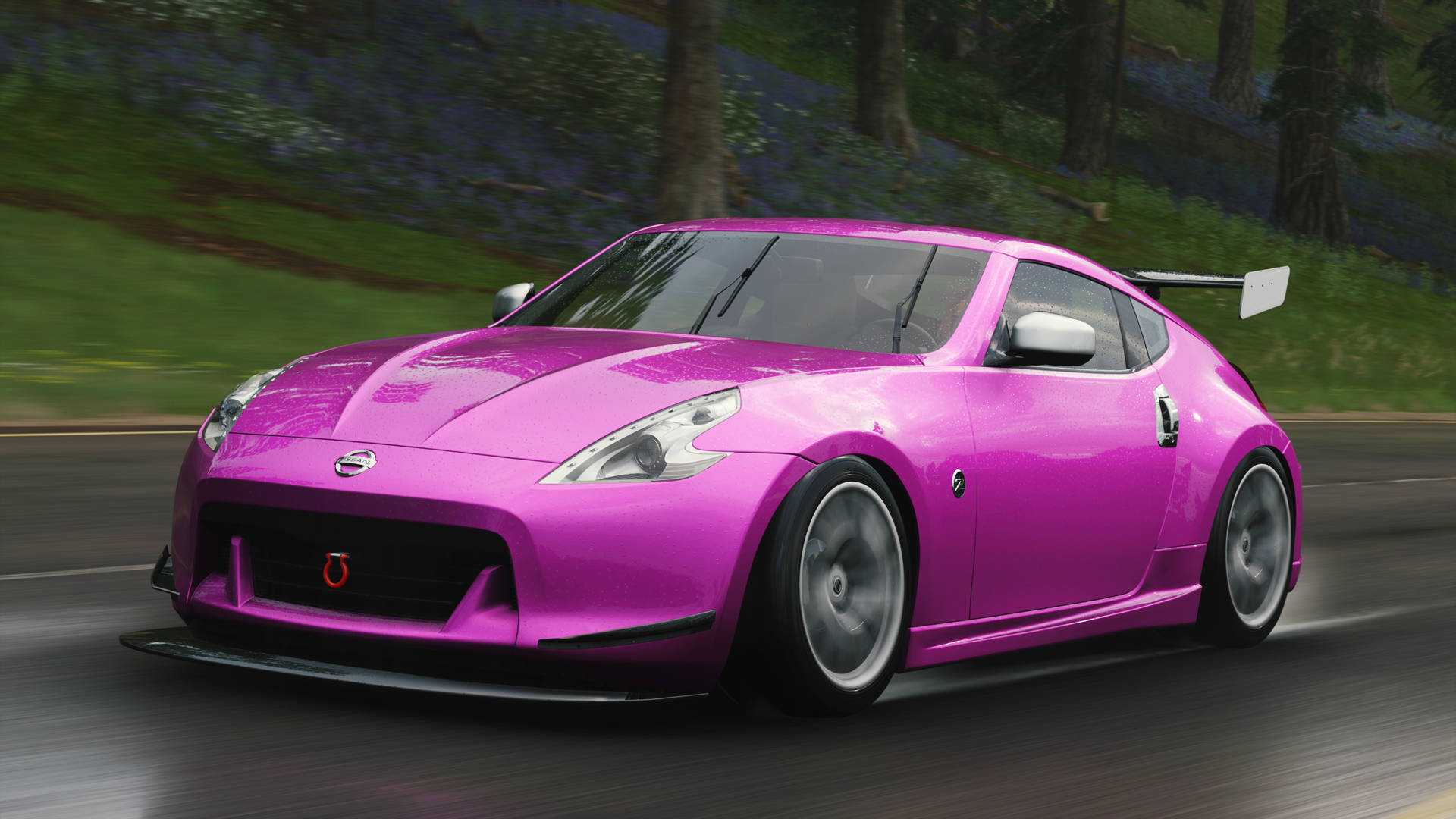 Glossy Pink Nissan 370z