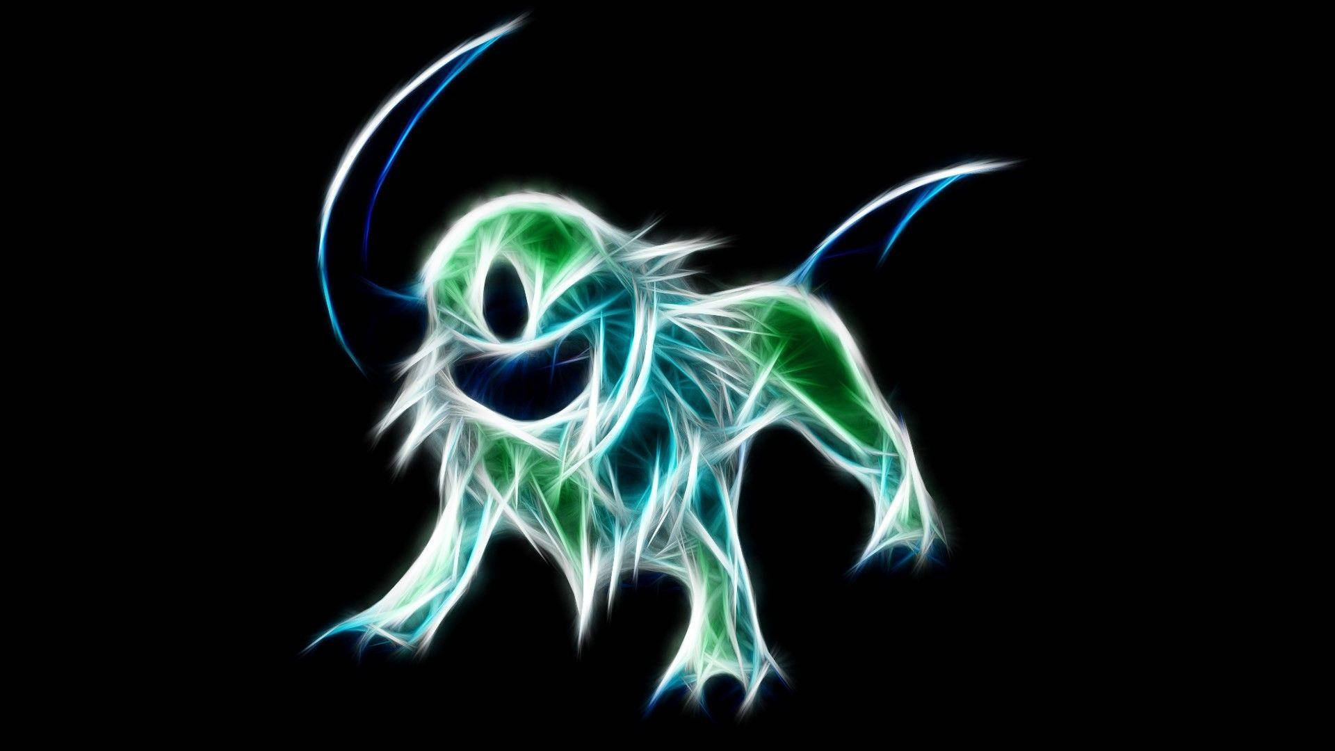 Glowing Abstract Absol