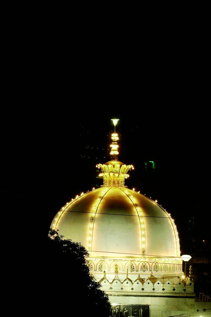 Glowing Ajmer Dome Background