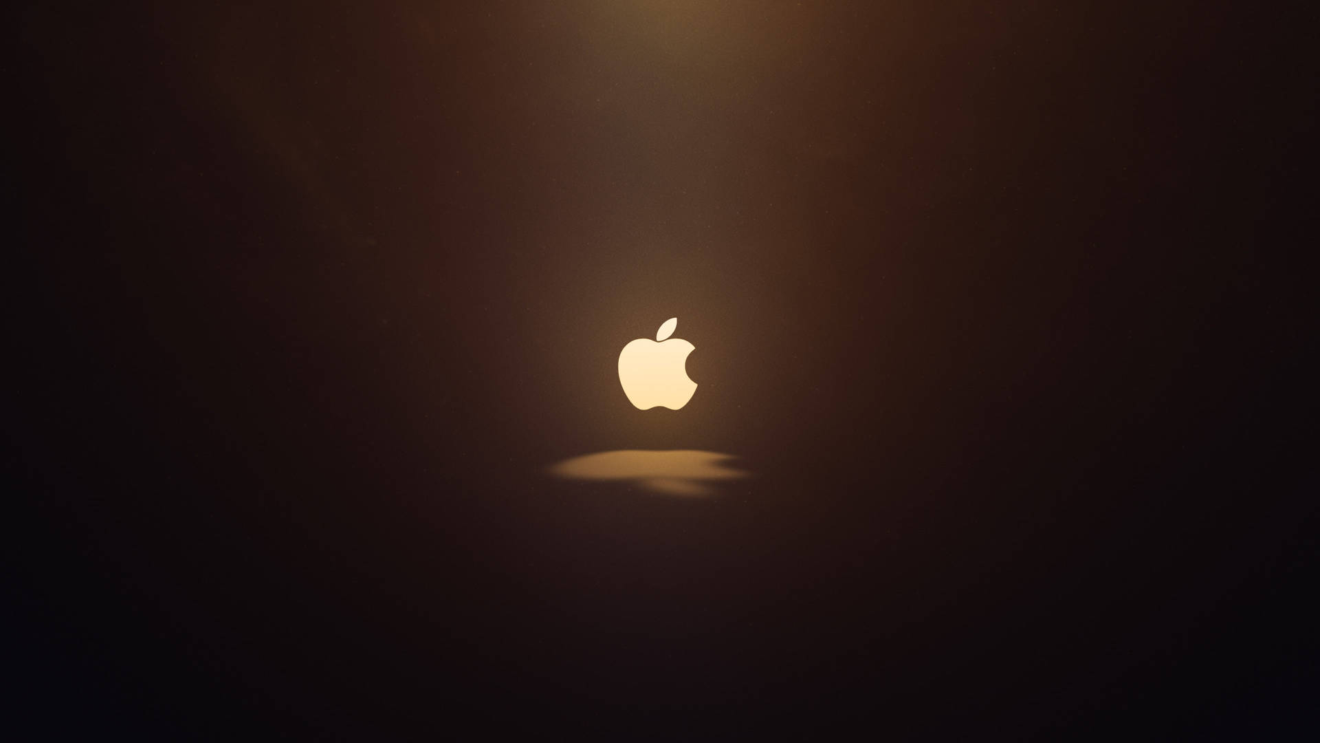 Glowing Apple Logo Macbook Air Background