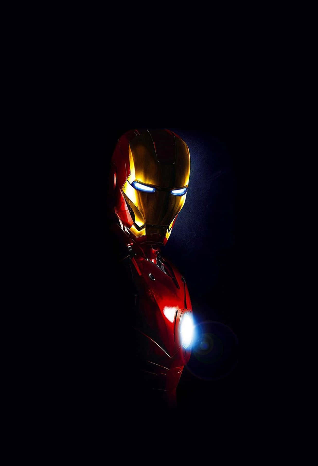 Glowing Arc Reactor Of Iron Man 4k Mobile