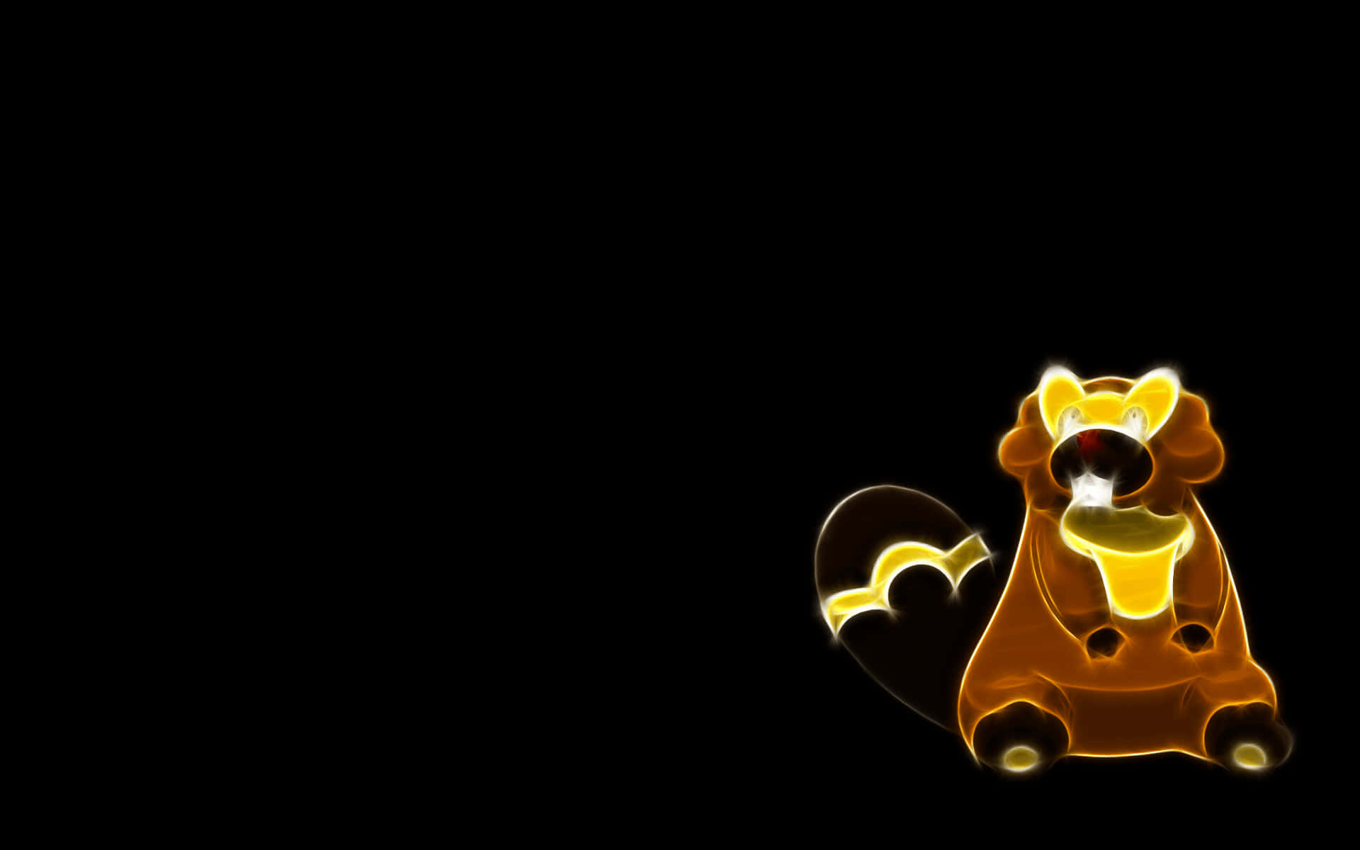 Glowing Bibarel Pokemon Artwork