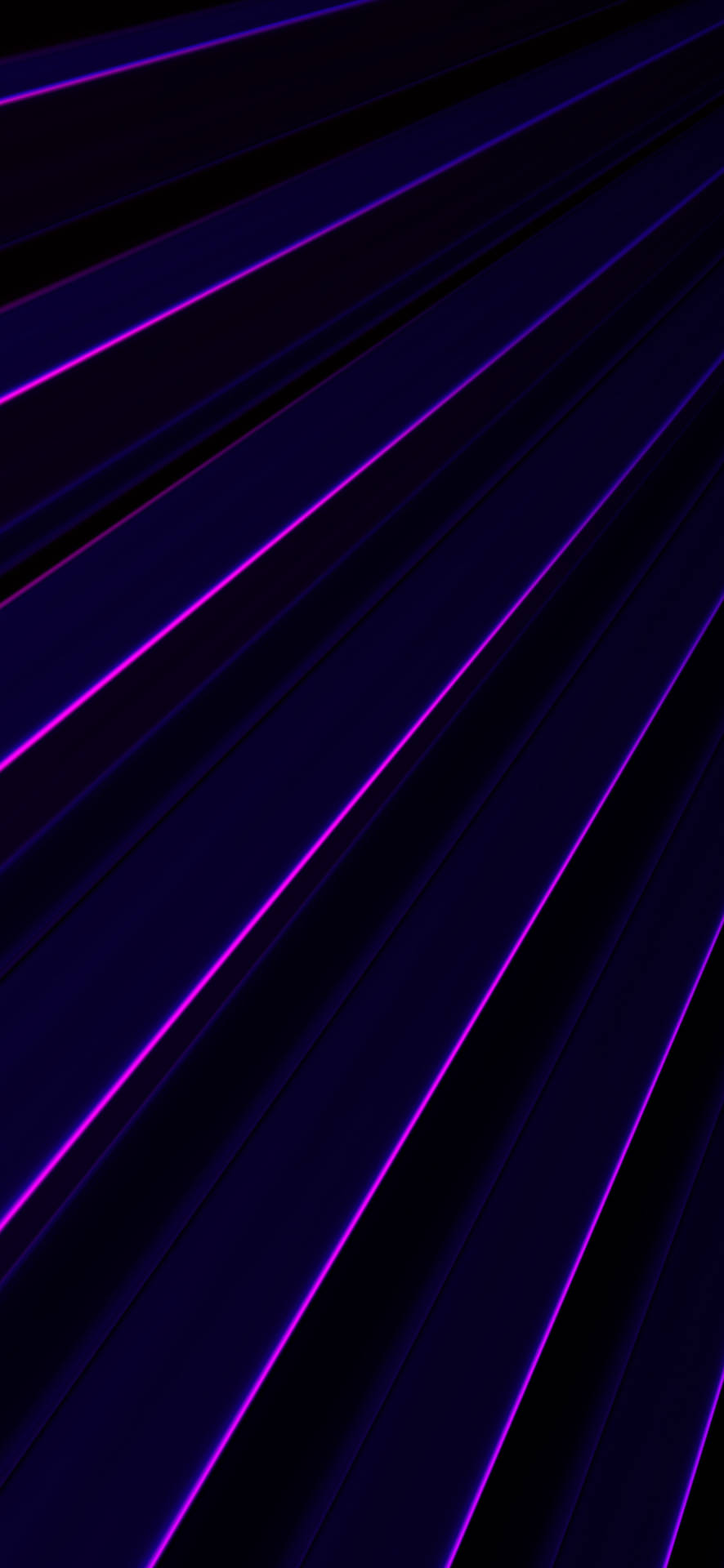 Glowing Black And Purple Aesthetic Lines Background