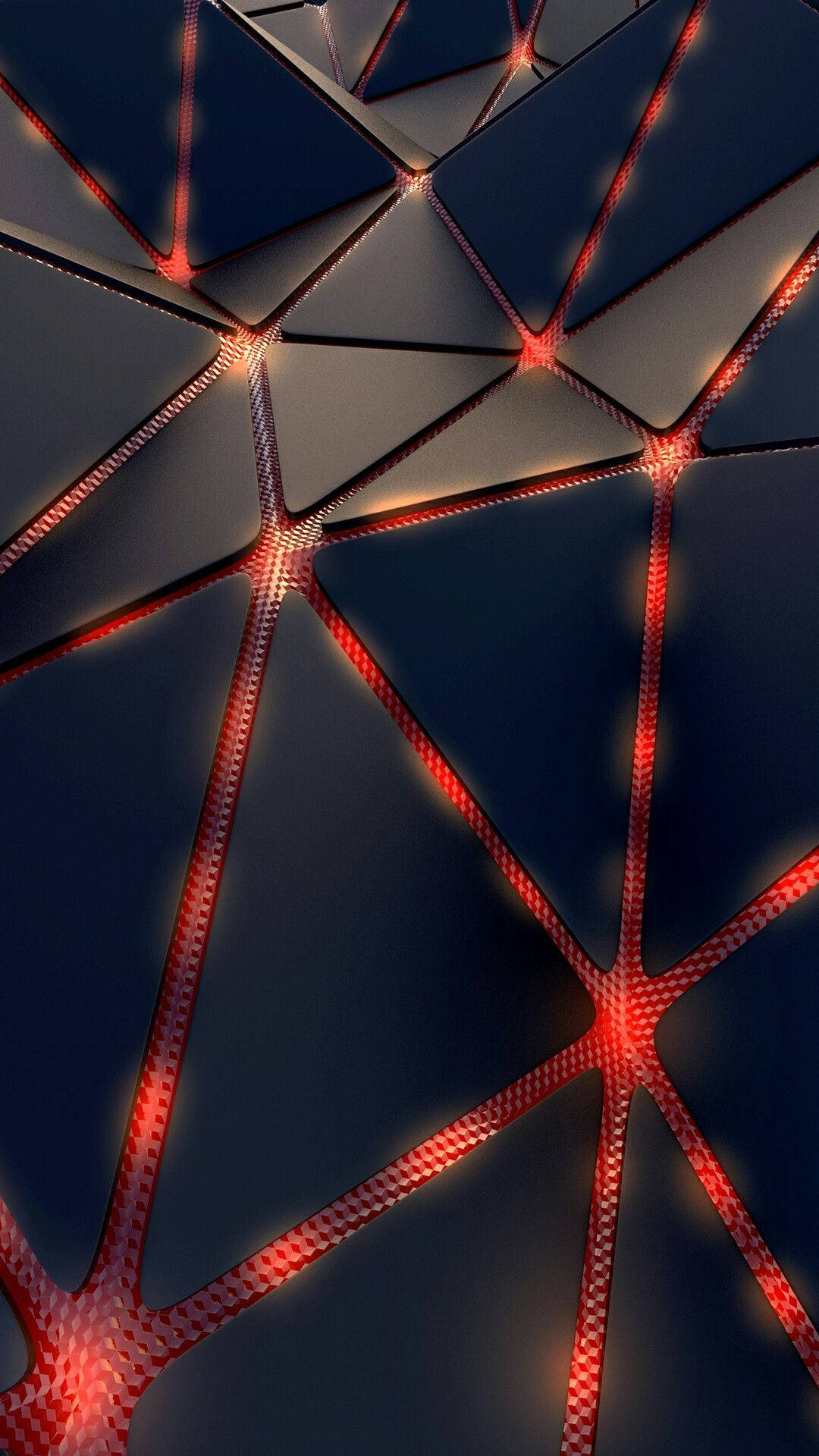 Glowing Cool Red Lines Background