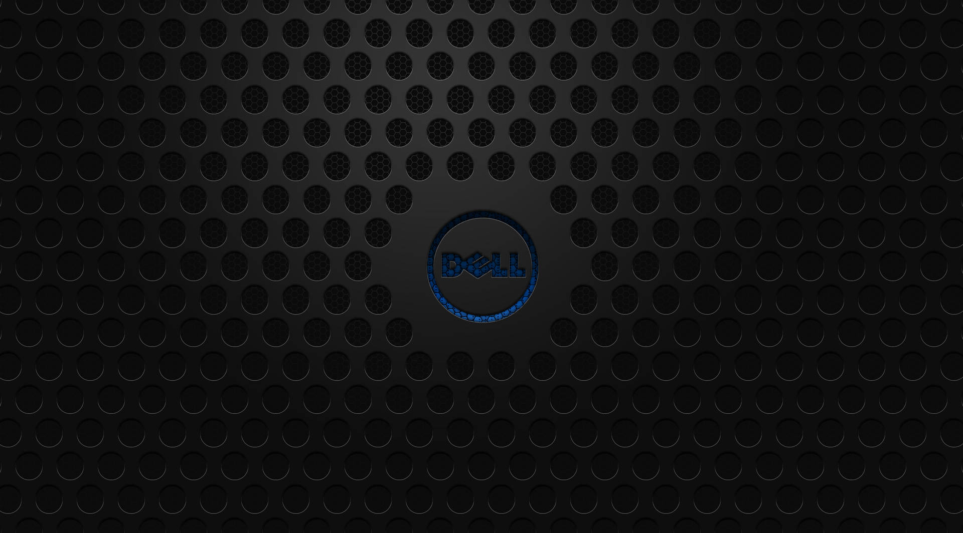 Glowing Dell 4k Logo Background