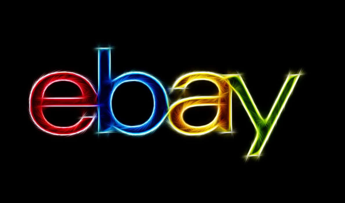 Glowing Ebay Uk Logo