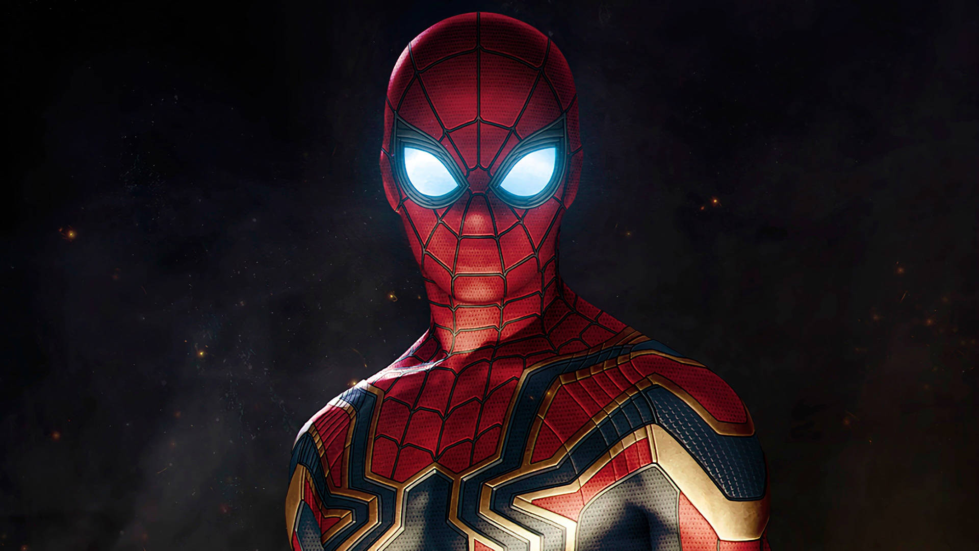 Glowing Eyes Spiderman Avenger 3d