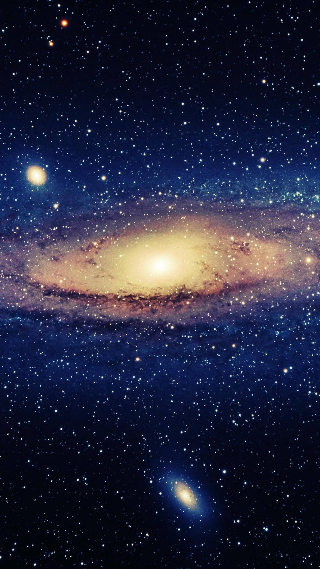 Glowing Galaxy In Space Universal Background