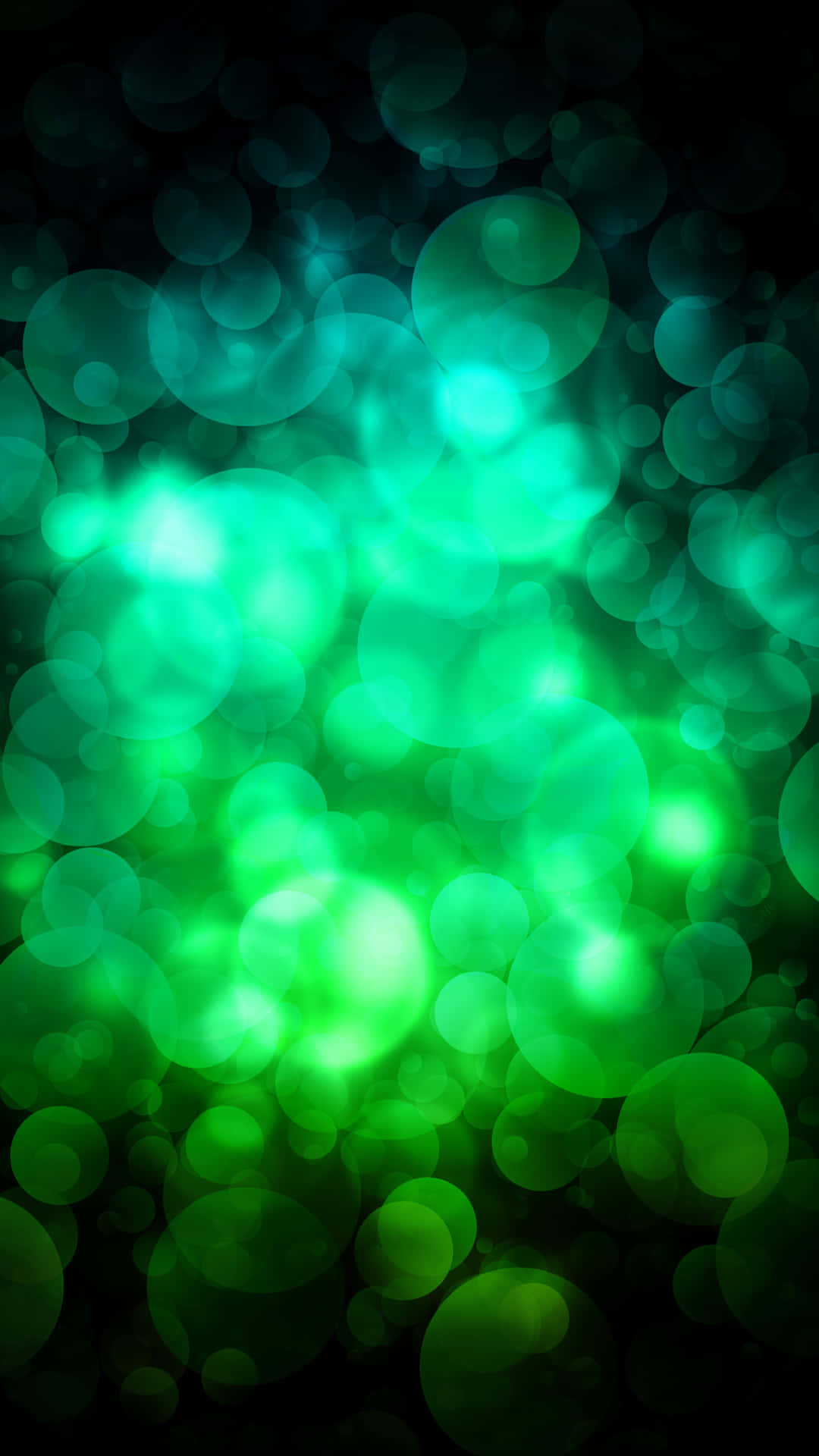 Glowing Green Phone Background