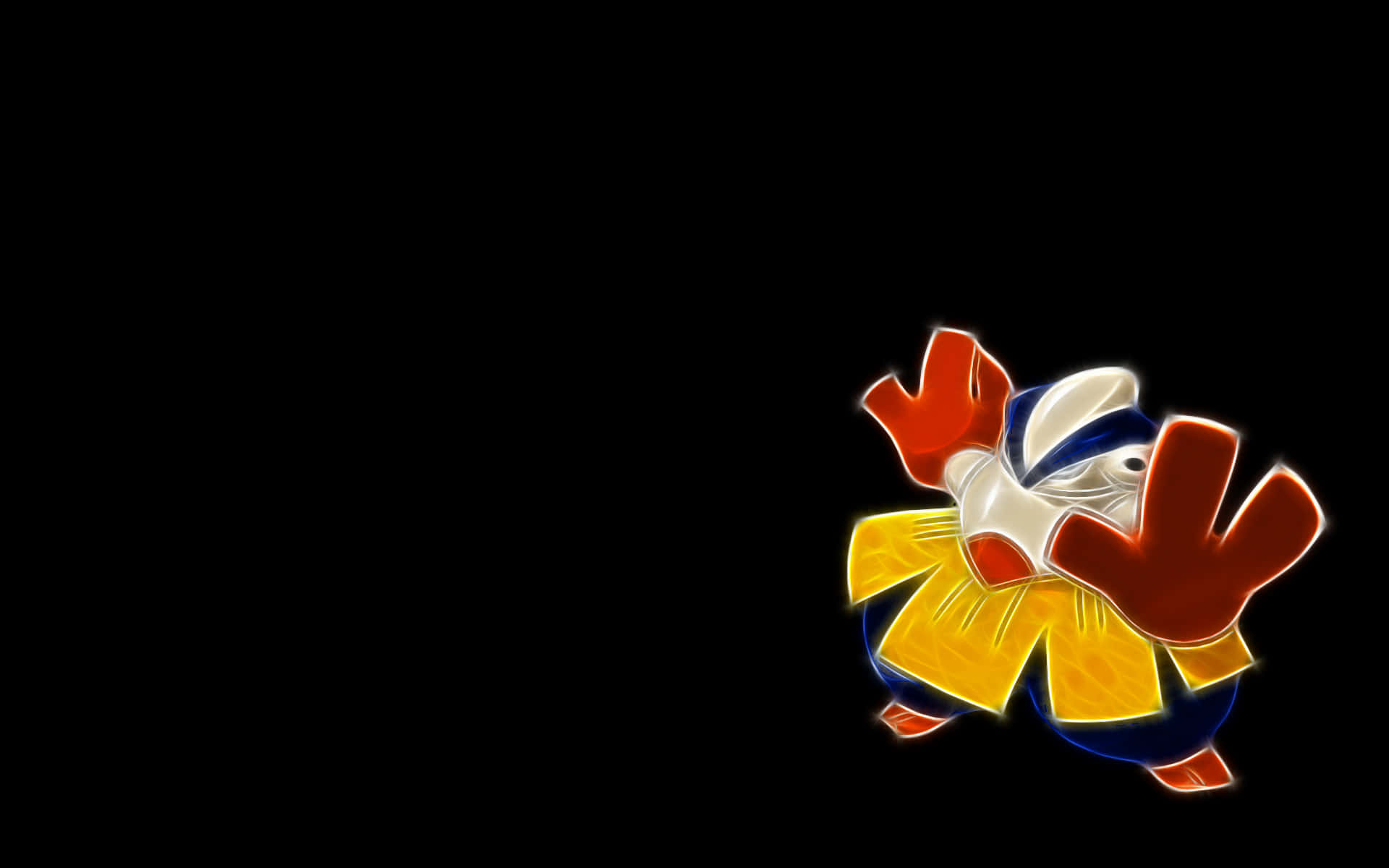 Glowing Hariyama Background