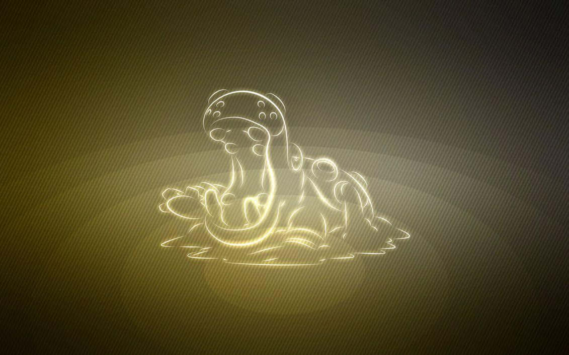 Glowing Hippowdon Background