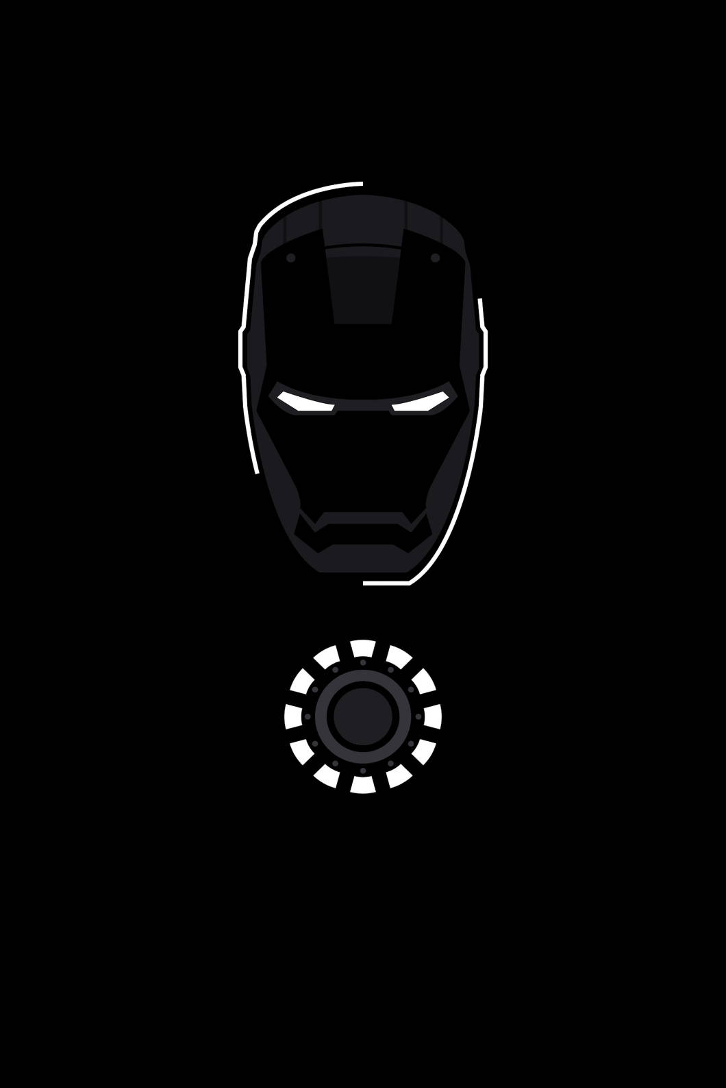 Glowing Iron Man Iphone 4s Background