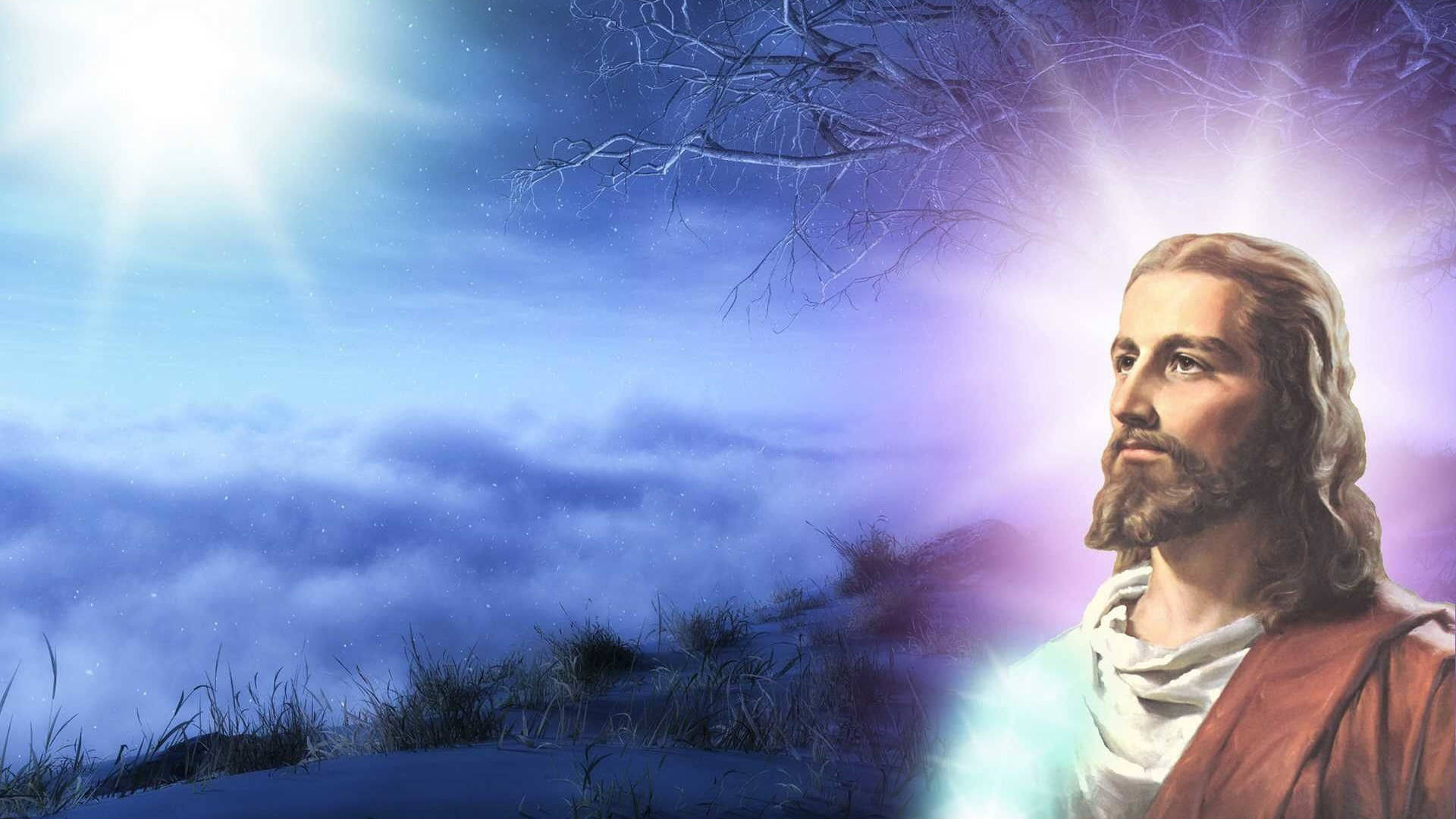 Glowing Jesus Desktop