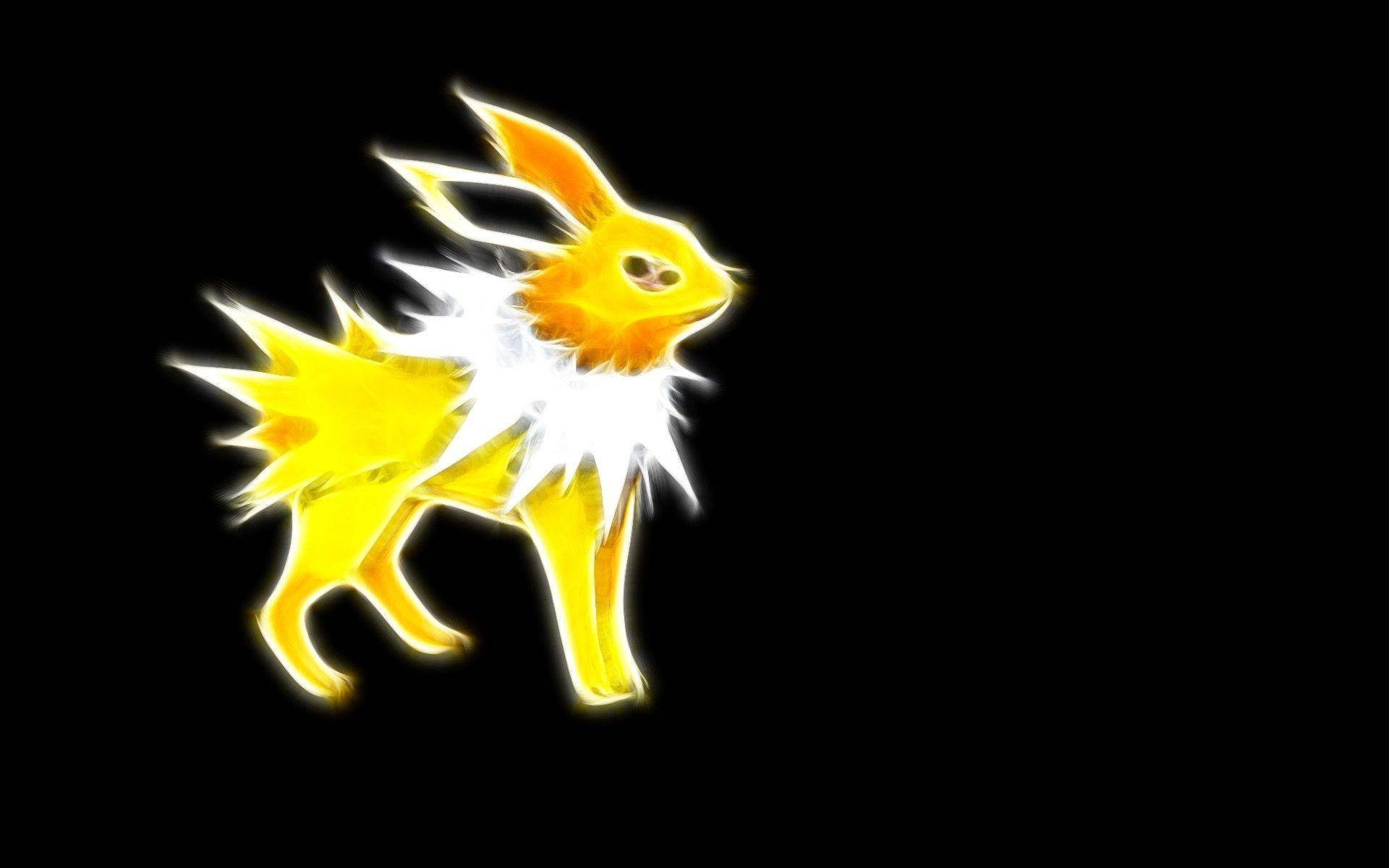 Glowing Jolteon Background