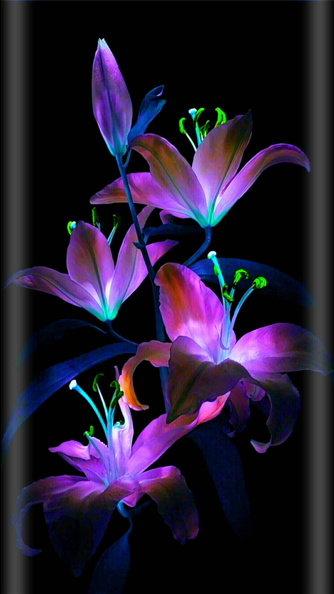 Glowing Lilies Flower Mobile