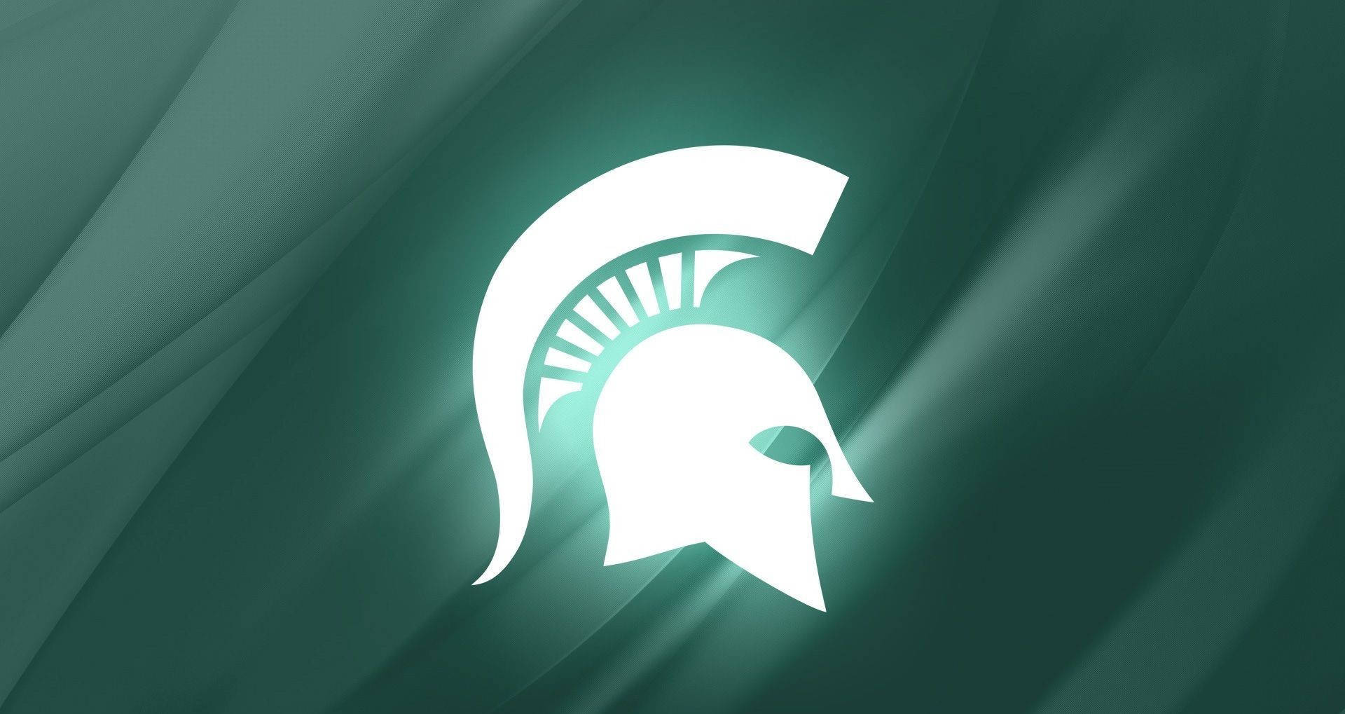 Glowing Michigan State University Logo