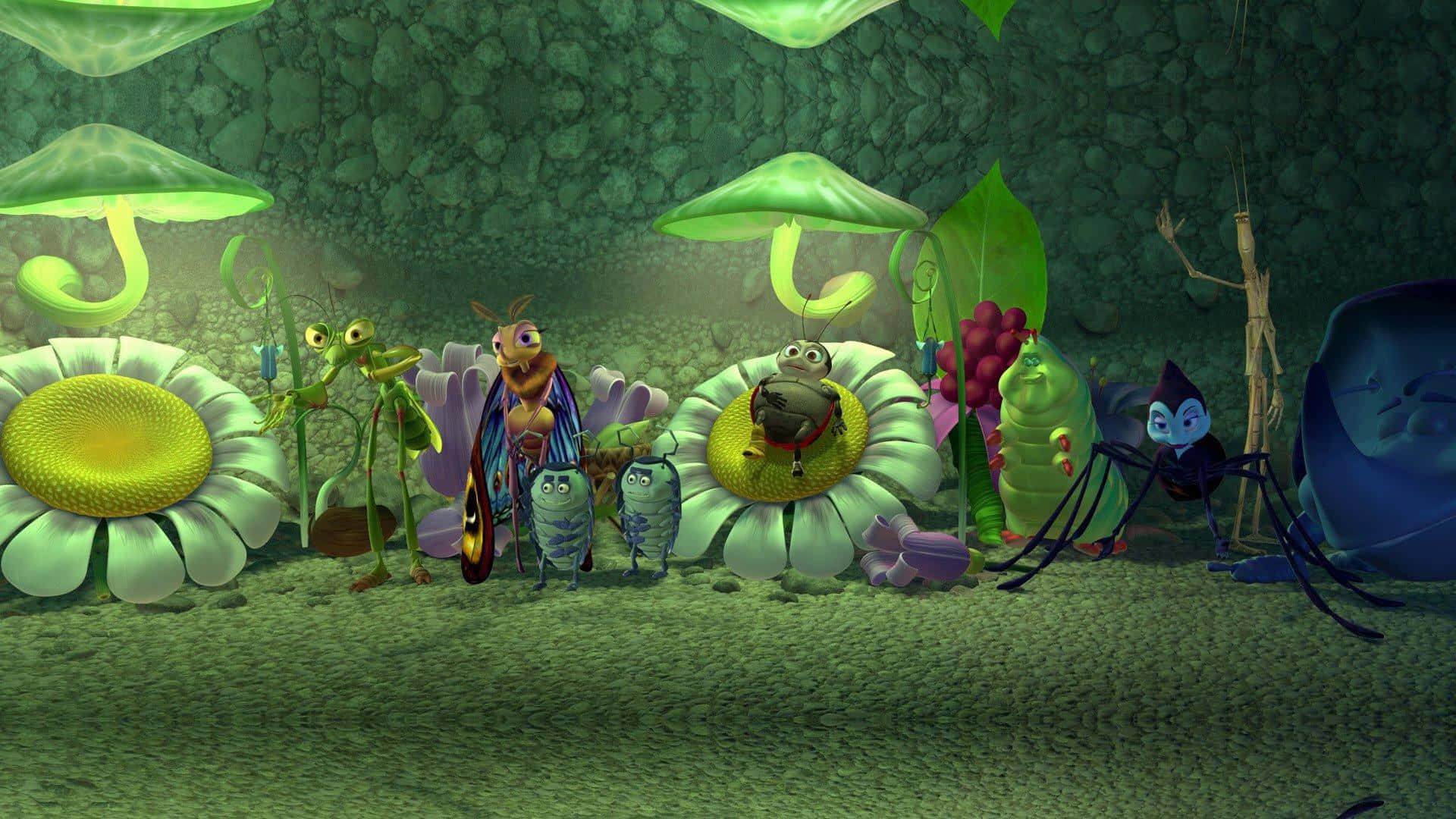Glowing Musroom A Bugs Life Background