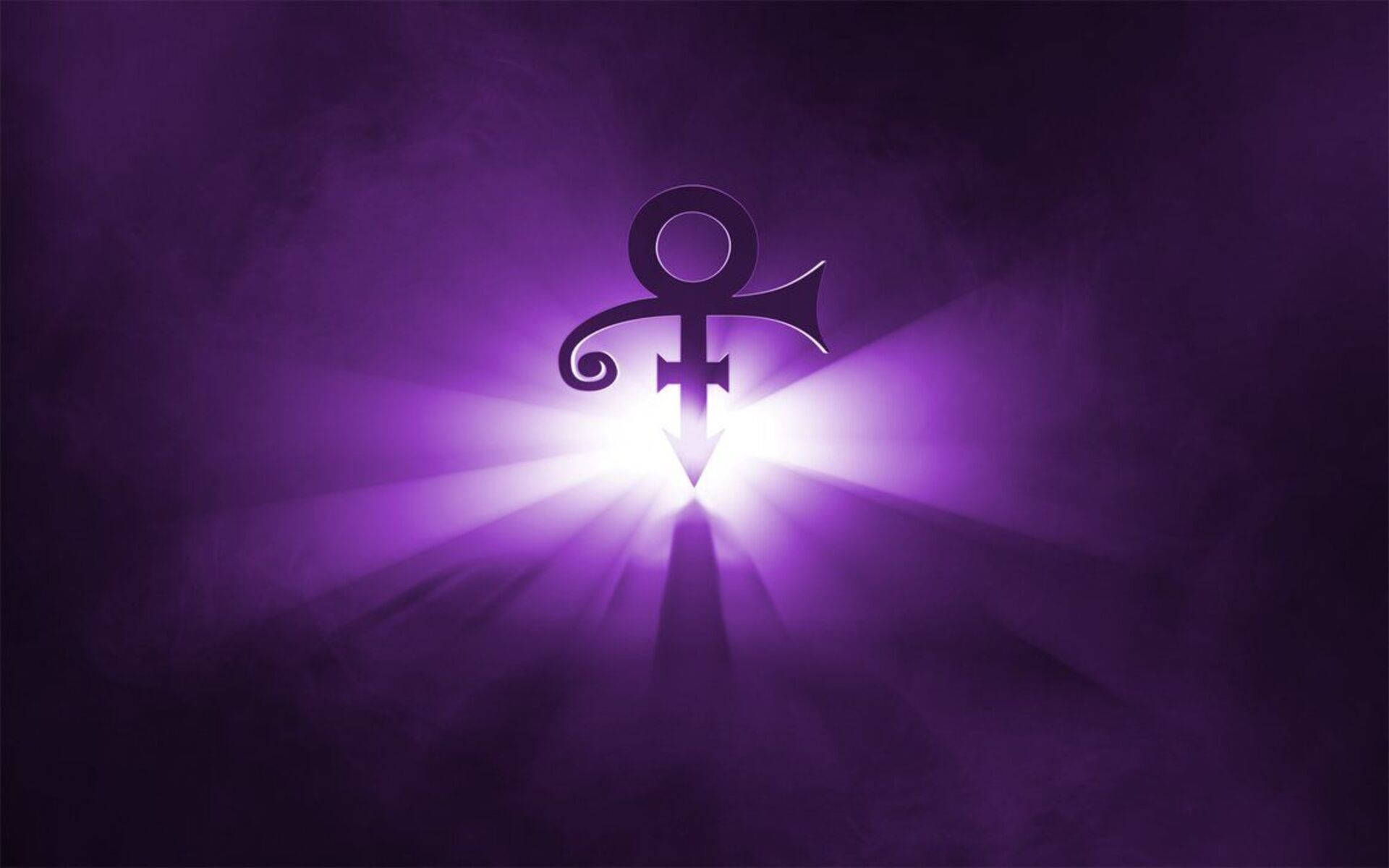 Glowing Prince Symbol Background