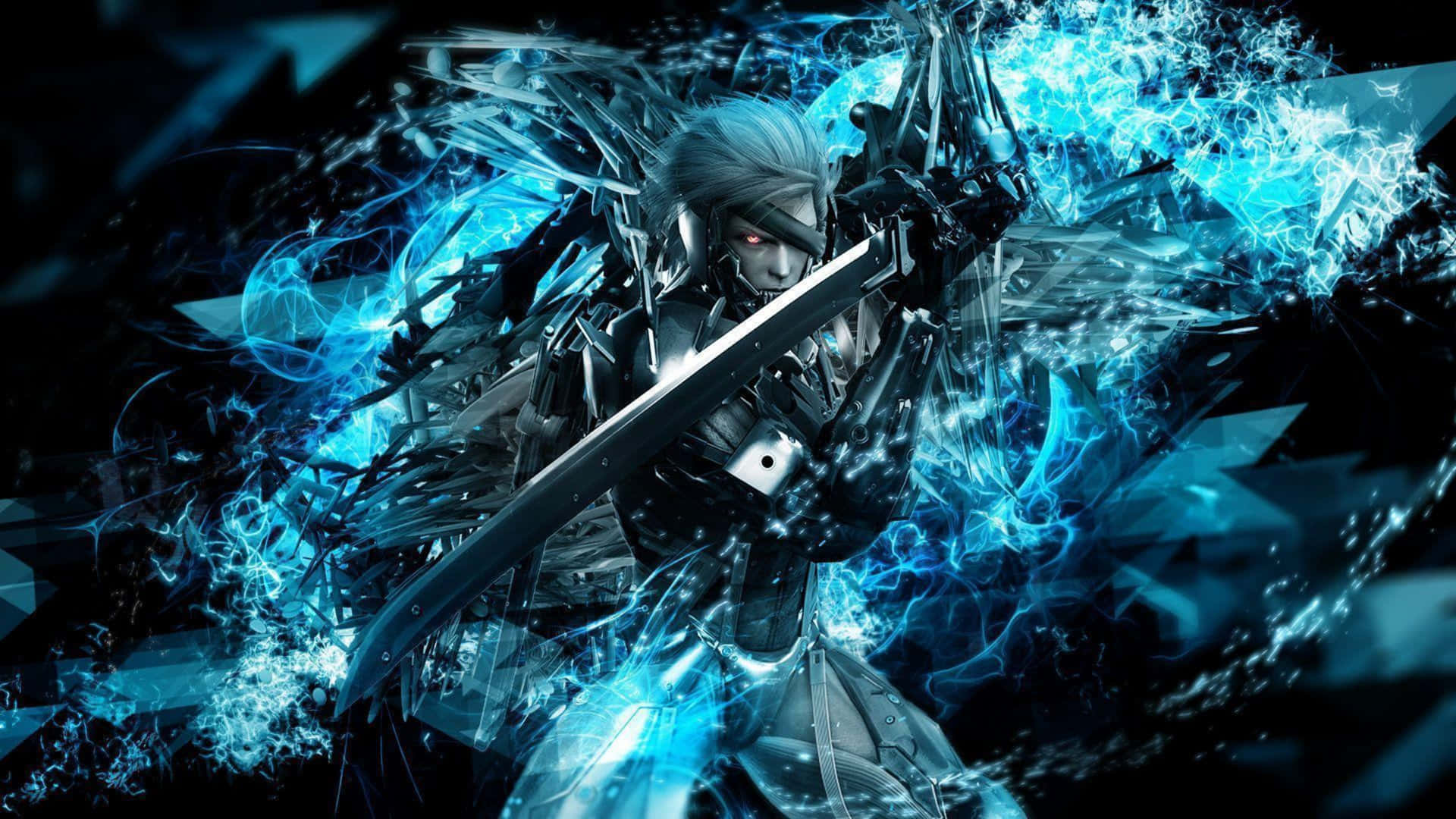 Glowing Raiden Metal Gear 4k