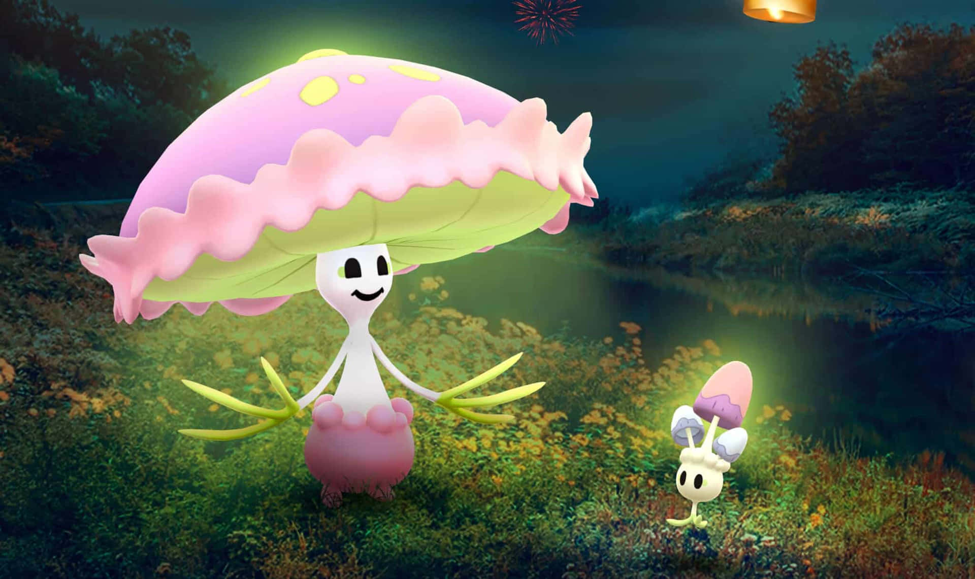 Glowing Shiinotic And Morelull