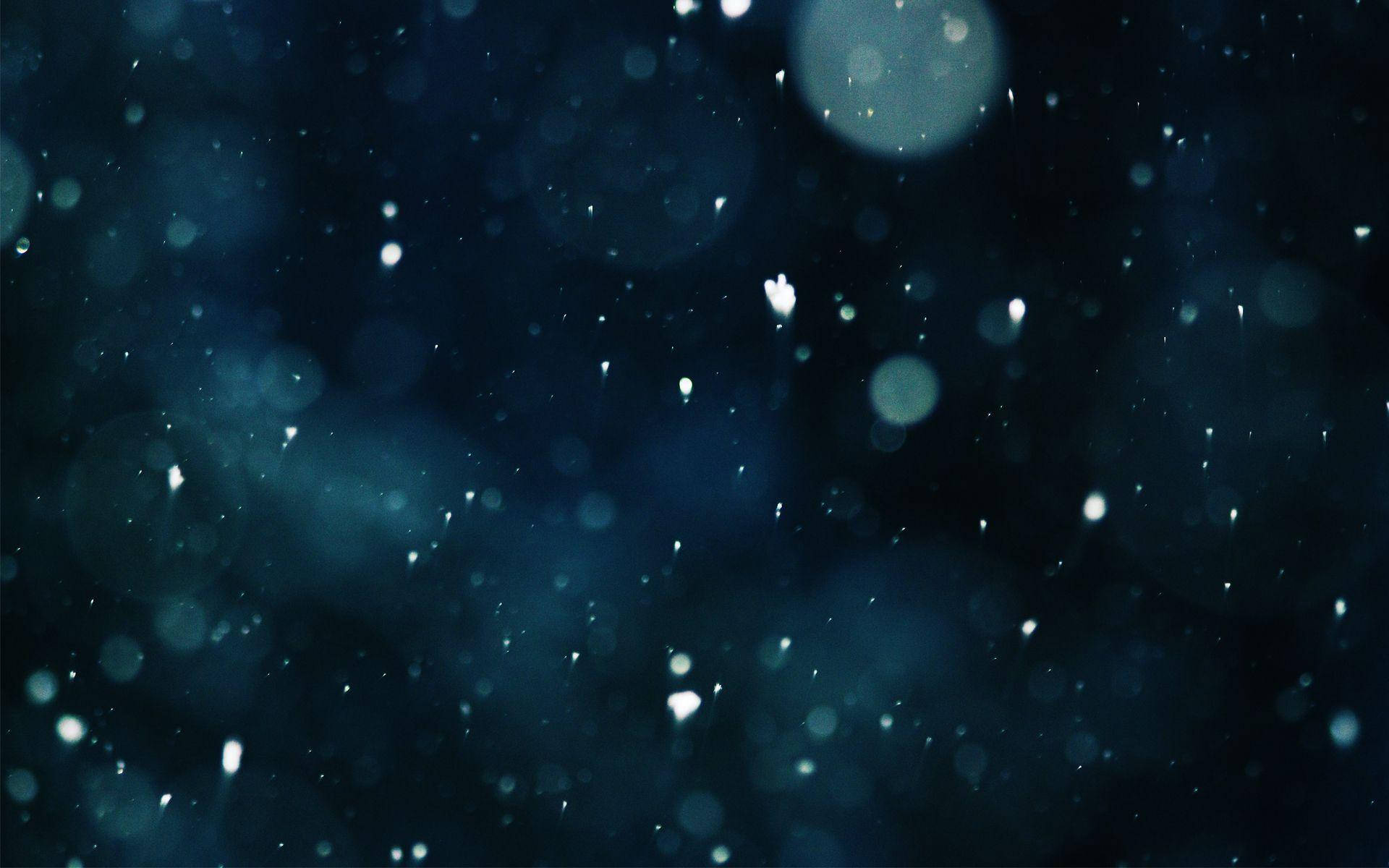 Glowing Spots Dark And Blue Aesthetic Laptop Background