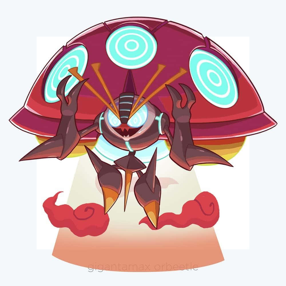 Glowing Spots Of An Orbeetle Background