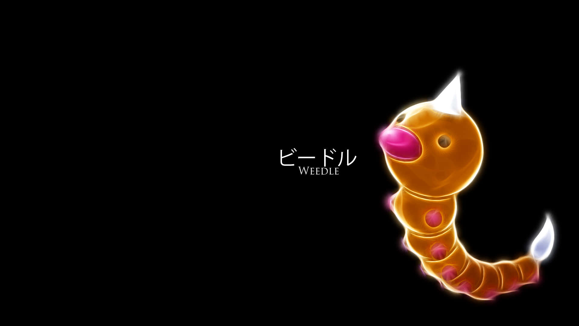 Glowing Weedle Artwork